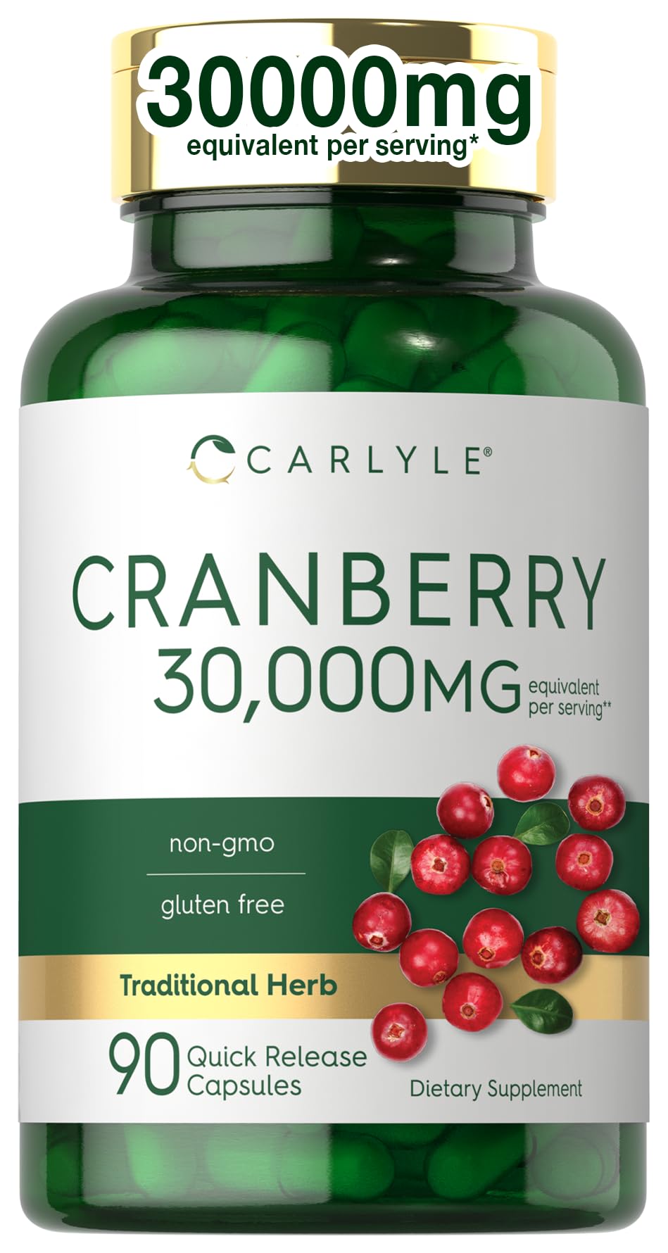 Carlyle Cranberry Supplement 90 Capsules