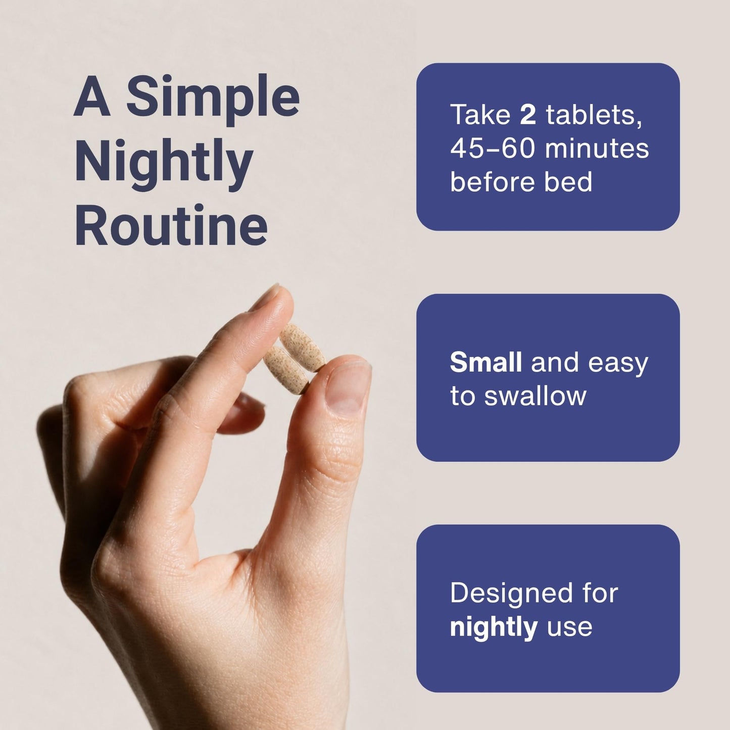 Dobel USA Relax & Sleep - Melatonin Free Sleep Aid for Adults - Magnesium Glycinate, Ashwagandha, GABA & 5-HTP - Non-Habit Forming Tablets, 60 Count