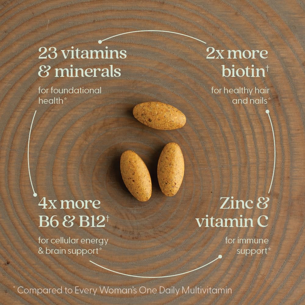 New Chapter Women's Multivitamin 40+ Advanced Formula for Heart, Hormone, Immune & Energy Support, Higher Levels of Whole-Food Fermented B Vitamins +D3, Made Organic Non-GMO Ingredients, Tablets, 192