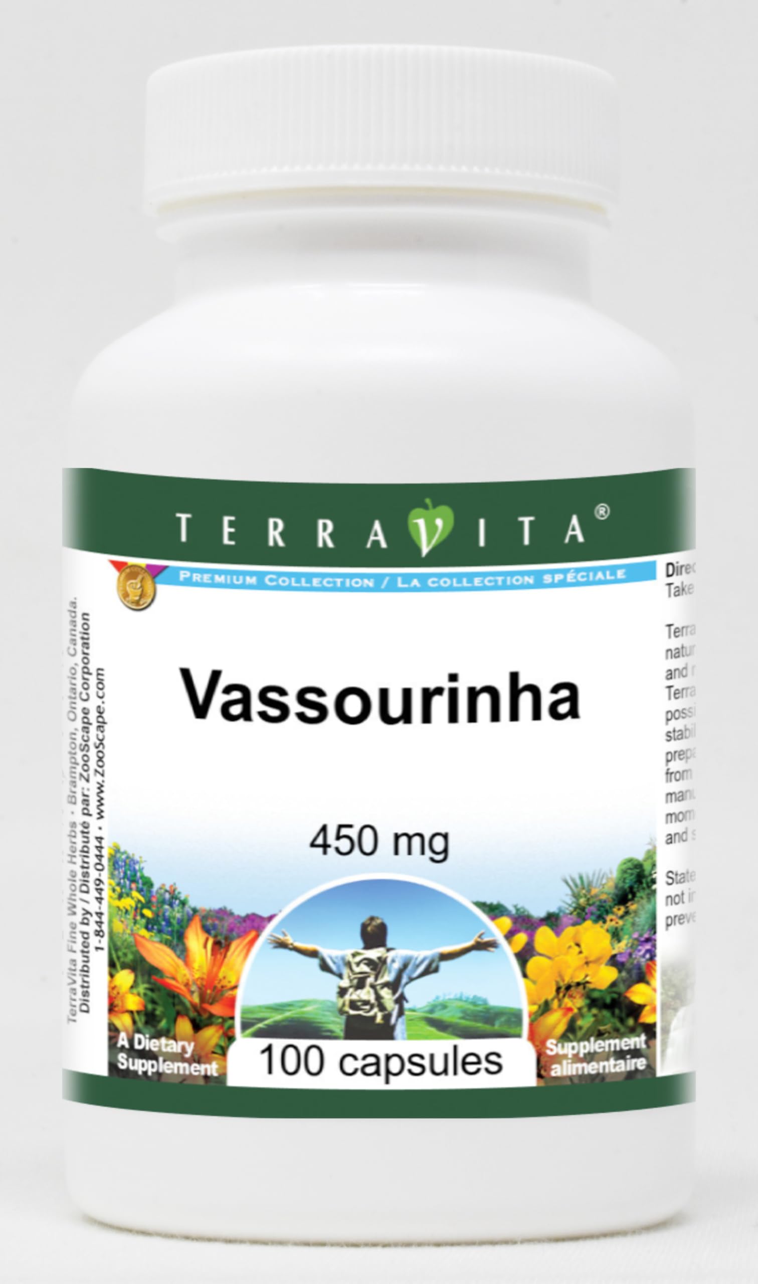 Terravita Vassourinha 450 mg Capsules, 100 Count