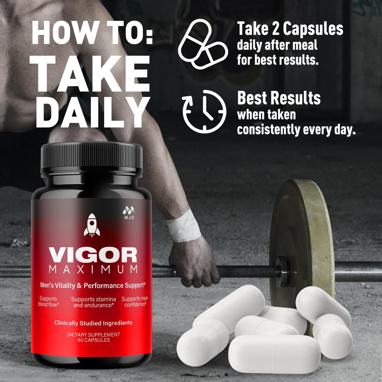 MJO Vigor Maximum Capsules 300