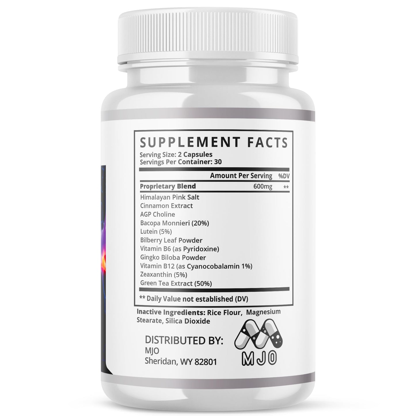 MJO Nervease Capsules 60 Count