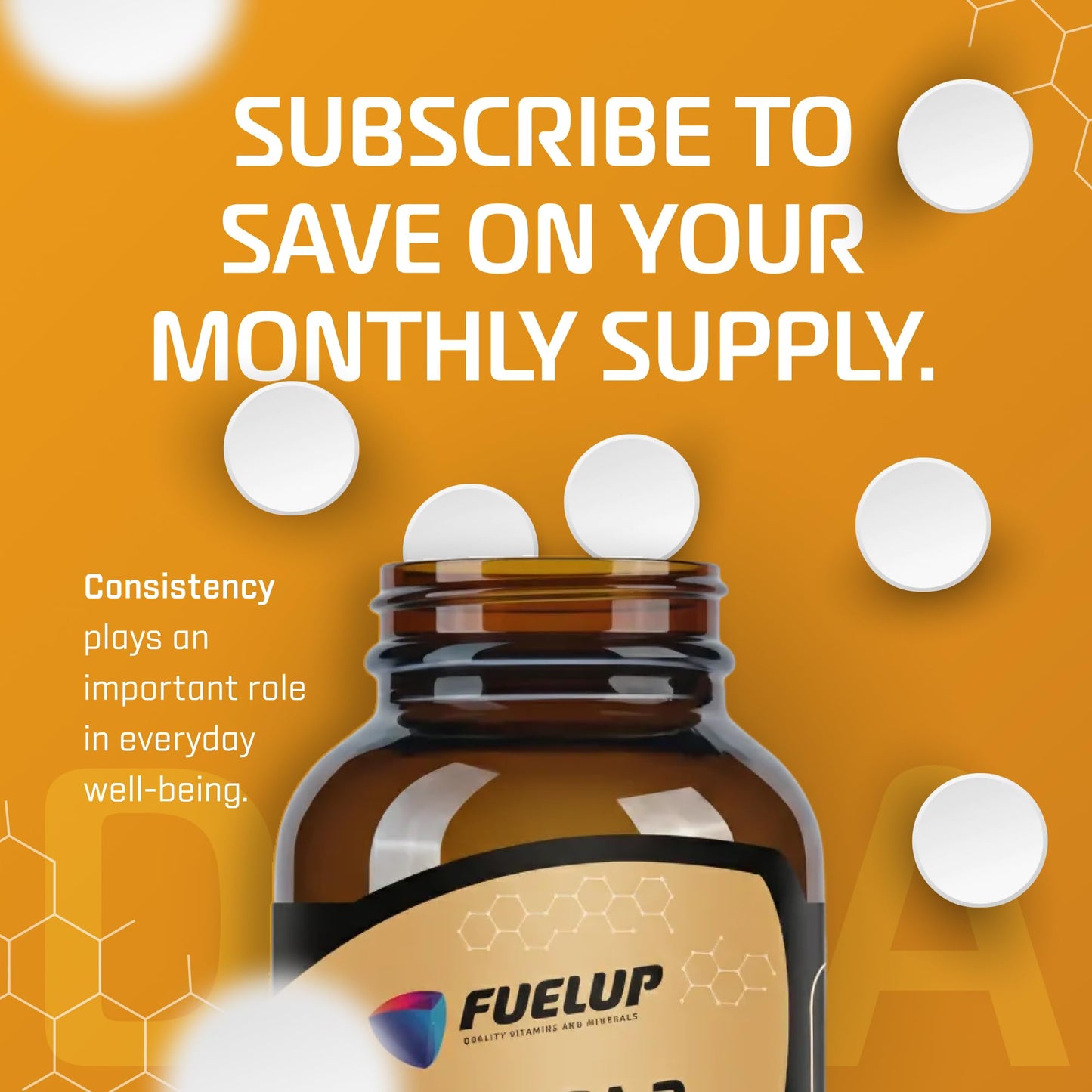 Fuelup DHEA 25 mg Tablets 60 Count