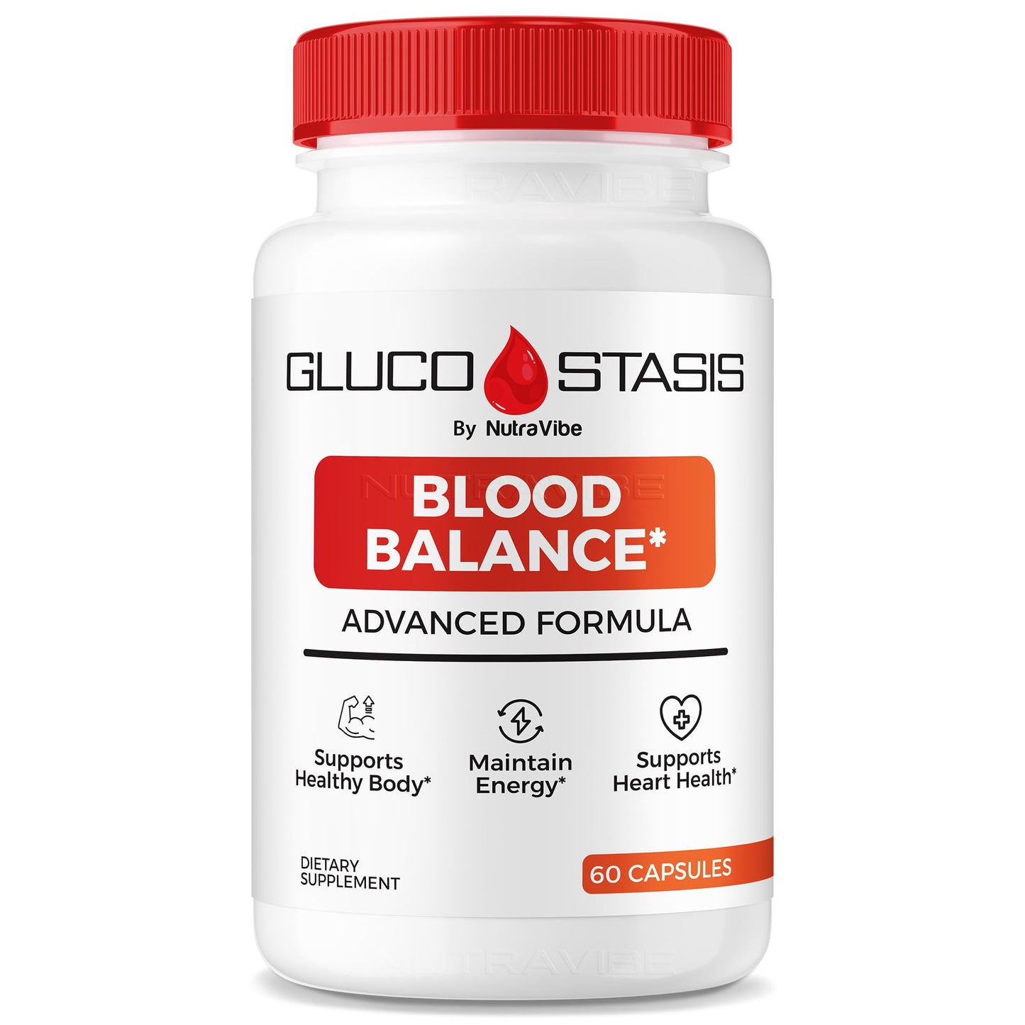 NutraVibe Gluco Stasis Blood Balance 60 Capsules