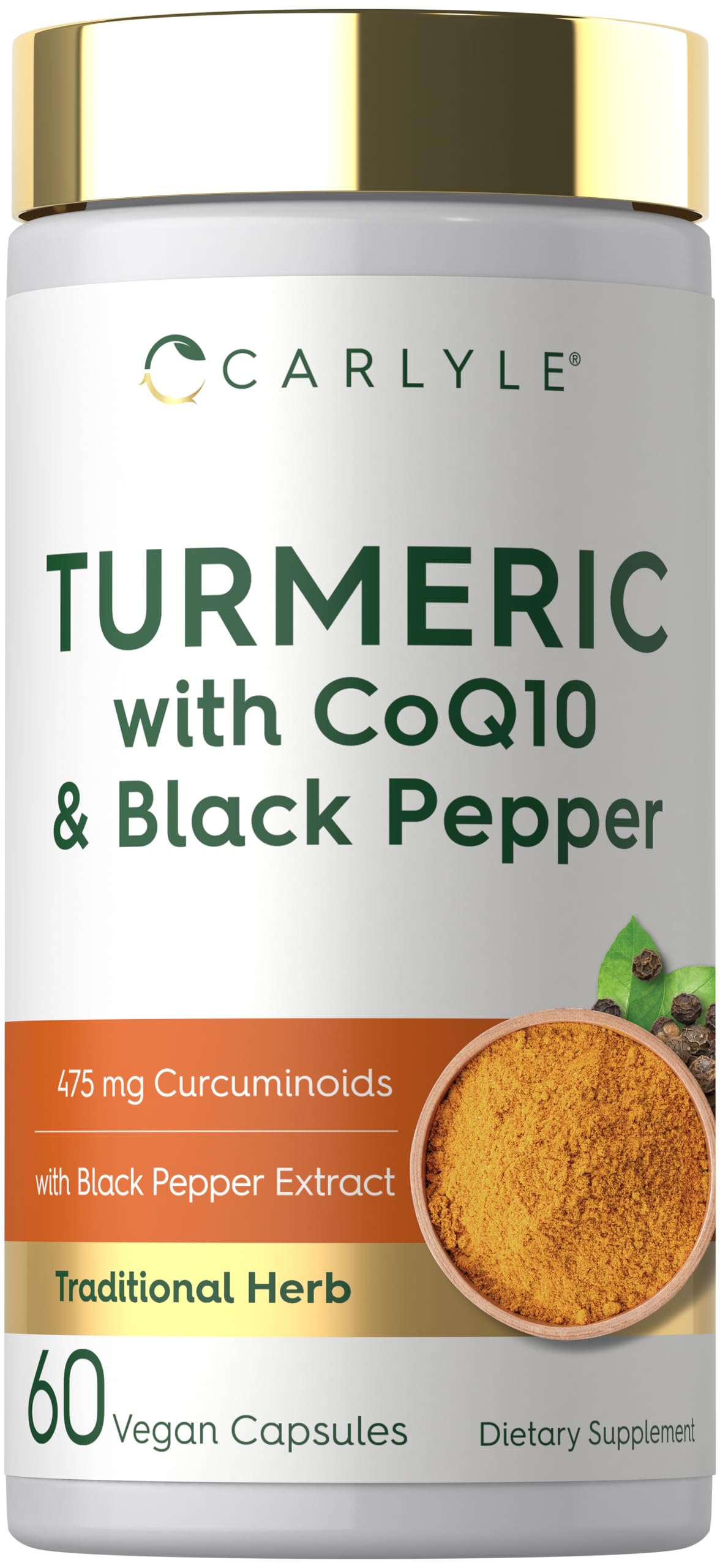Carlyle Turmeric with Black Pepper Extract 60 Capsules