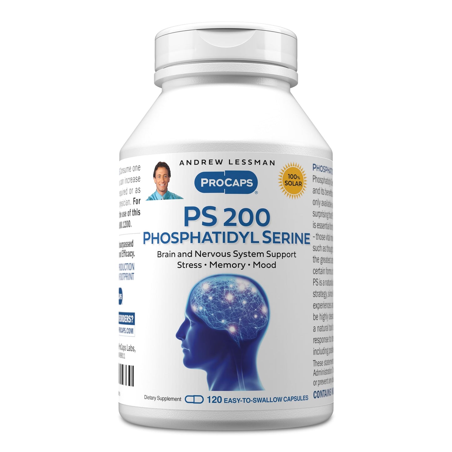 ANDREW LESSMAN ProCaps PS Phosphatidyl Serine 120 Capsules