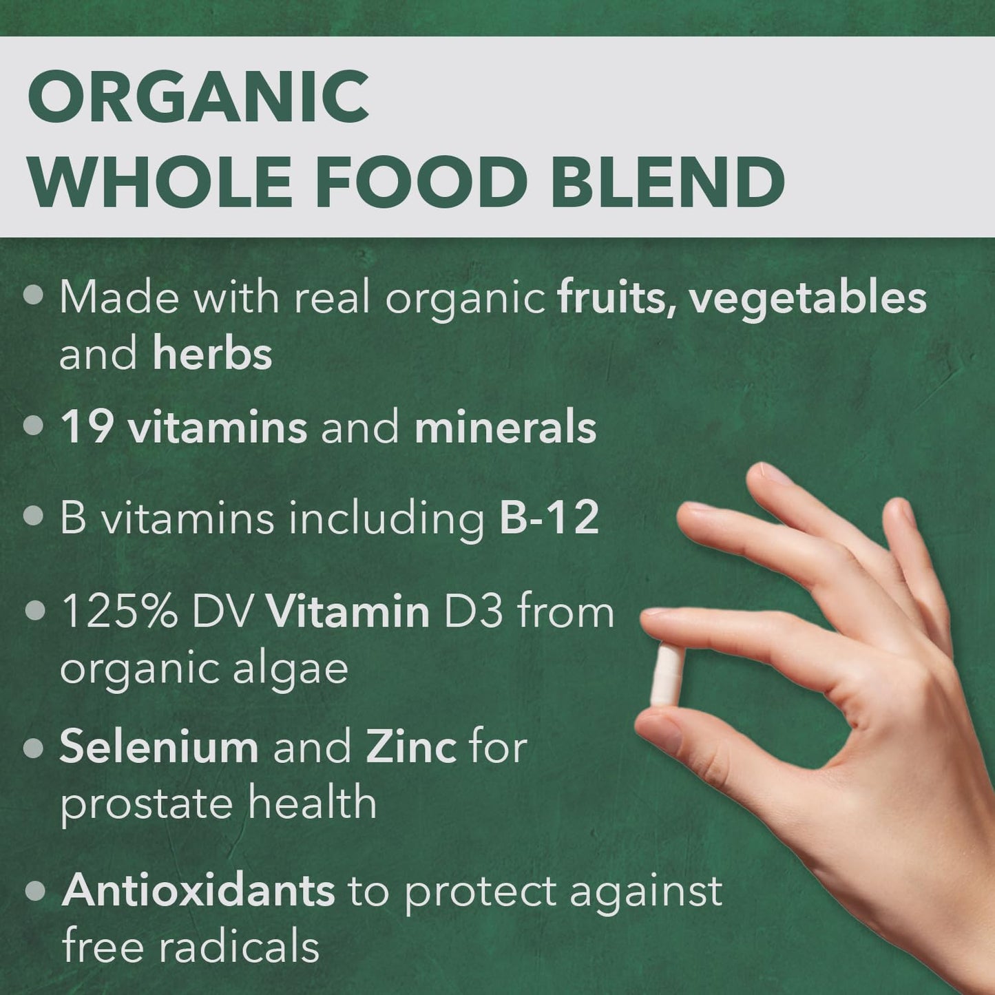 PlantFusion Organic Multivitamin for Women with Iron - 60 Tablets