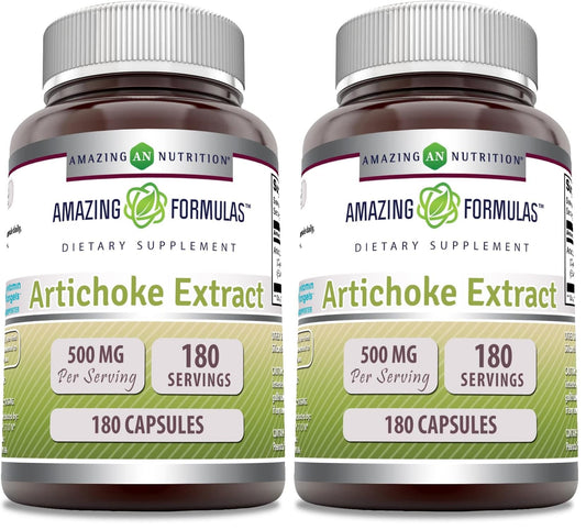 Amazing Nutrition Artichoke Extract 500 Mg Capsule, 360 Capsules