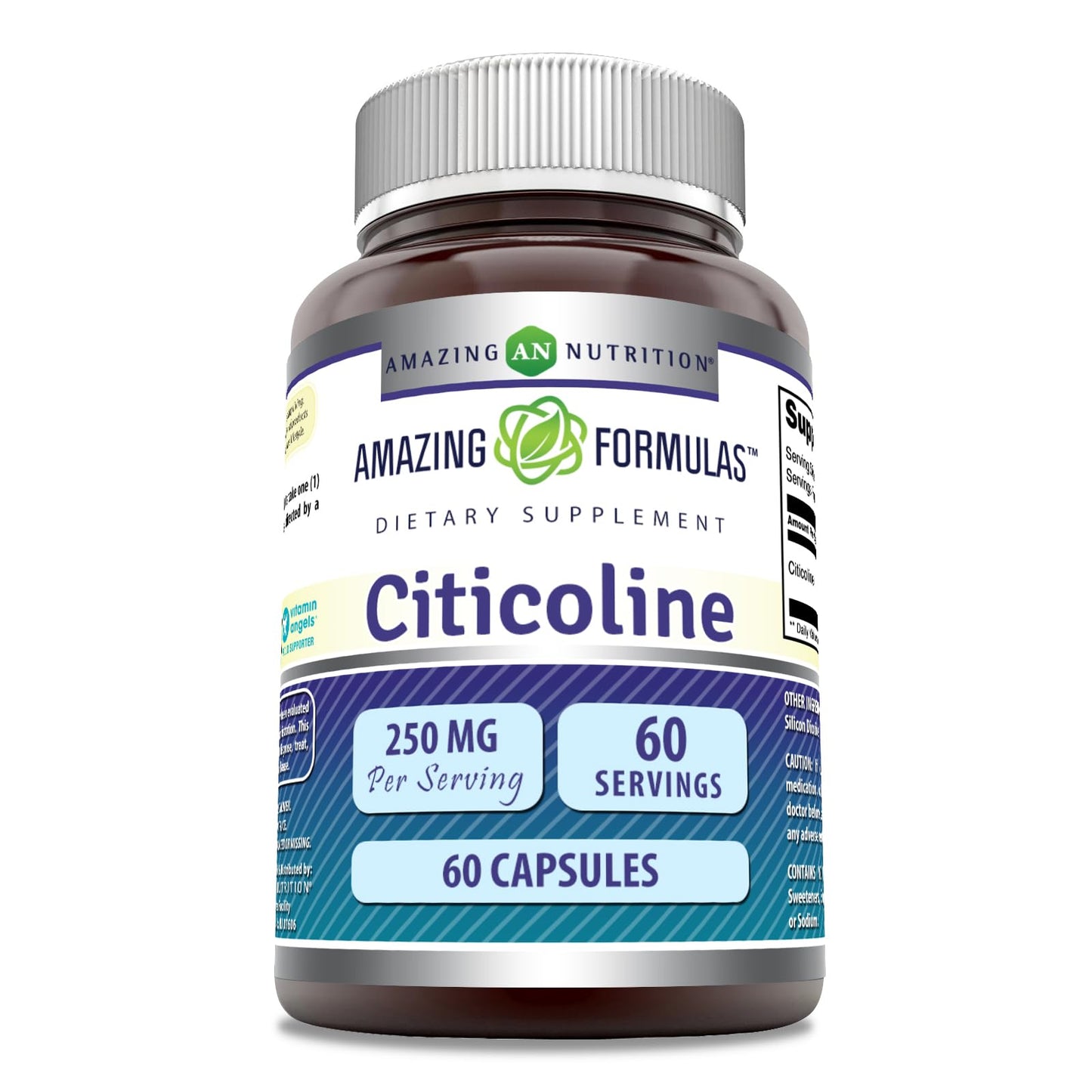 Amazing Nutrition Citicoline 250 mg Capsule 1 Count