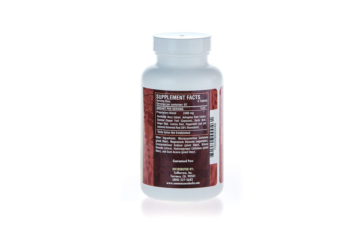 Common Sense Herbal Products Cardio Help 120 Tablets