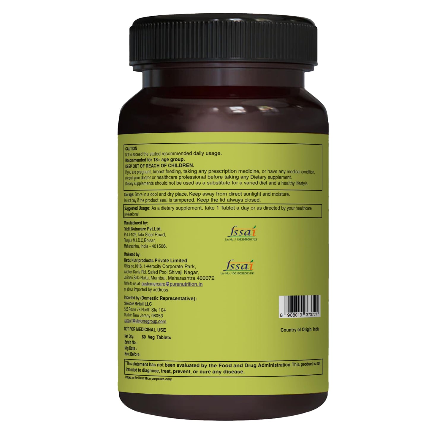 Pure Nutrition Natural Treasures Whole Food Multivitamin for Women Tablets 60 Count