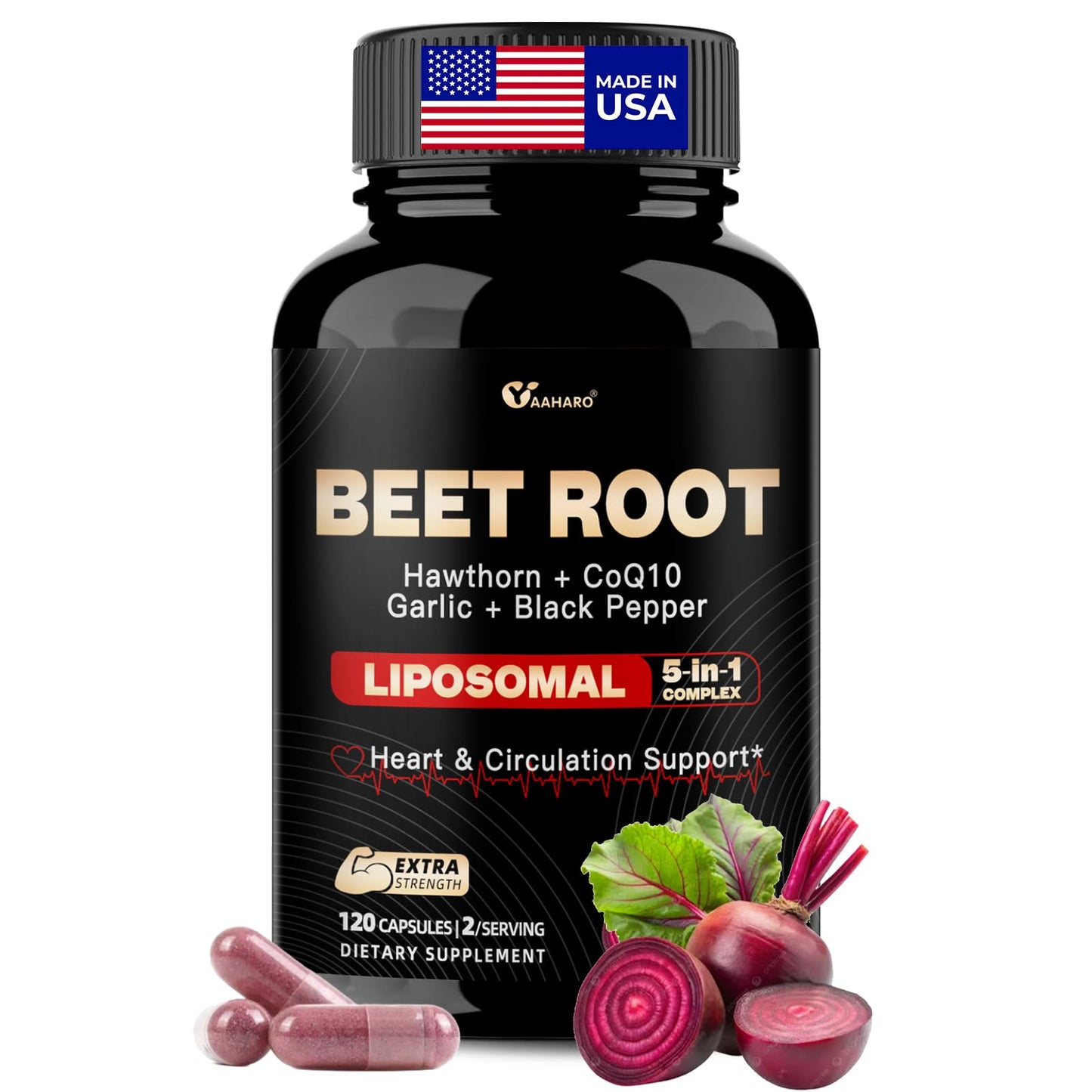 YAAHARO Beet Root 120 Capsules
