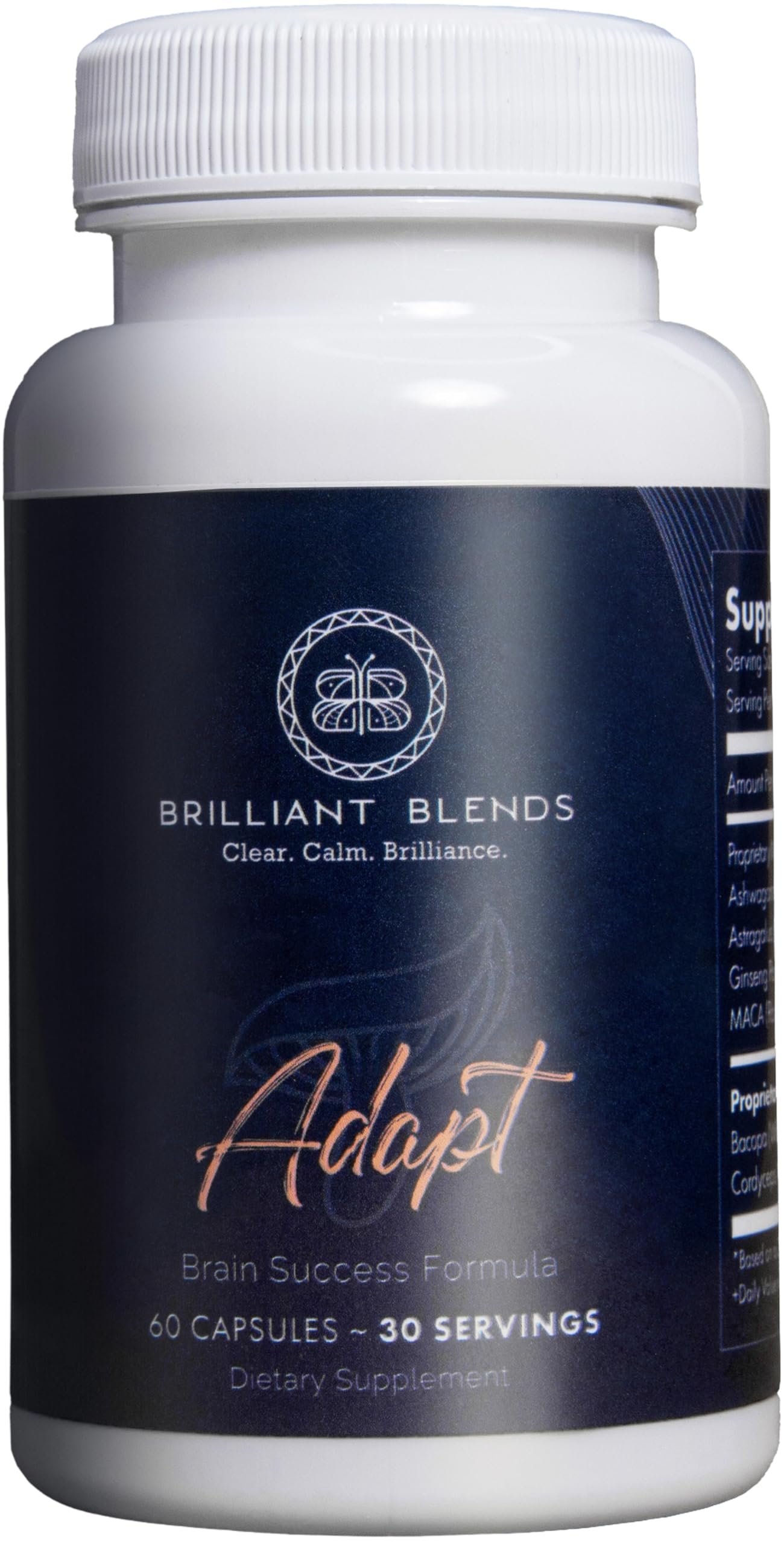 Brilliant Blends Adapt Adaptogen Supplement, 30 Capsules