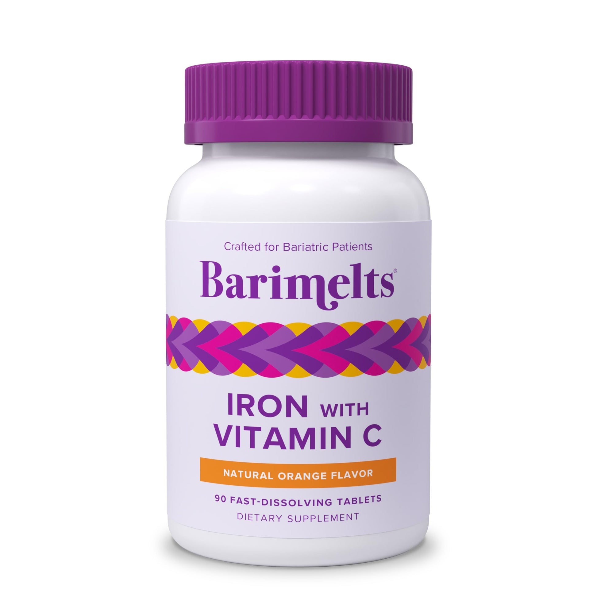 BariMelts Iron with Vitamin C Tablets, 90 Count