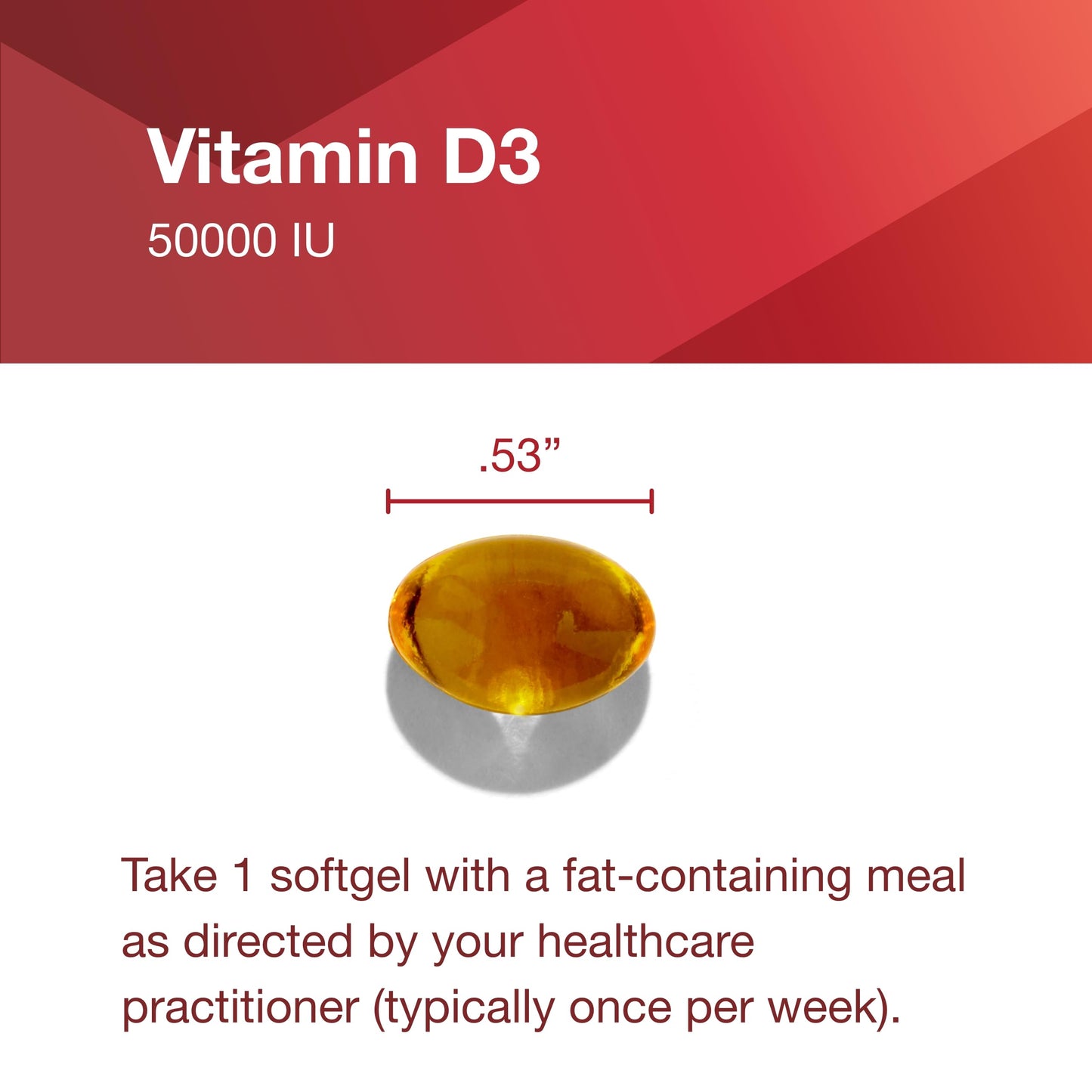 Protocol for Life Balance Vitamin D3 50000 IU Softgel, 50 Softgels