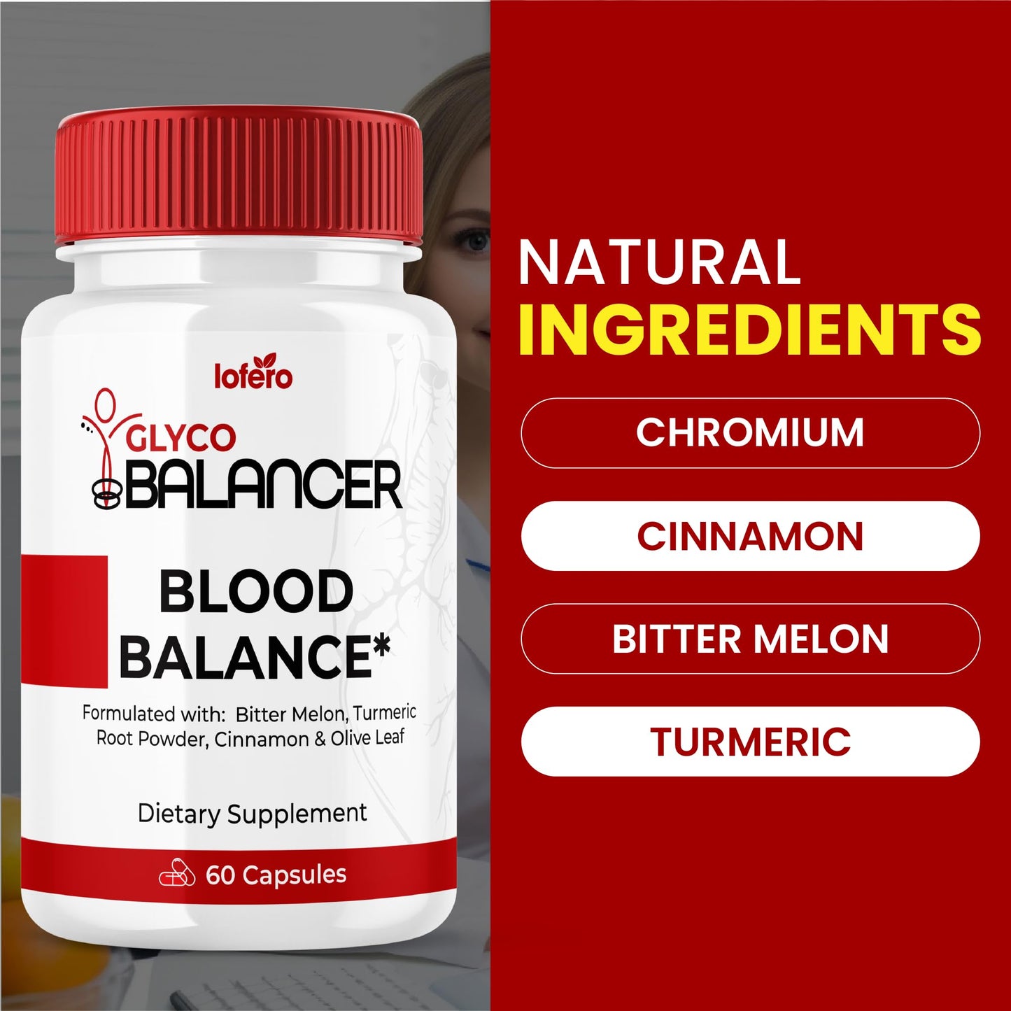 Lofero Glyco Balancer Capsule, 60 Count