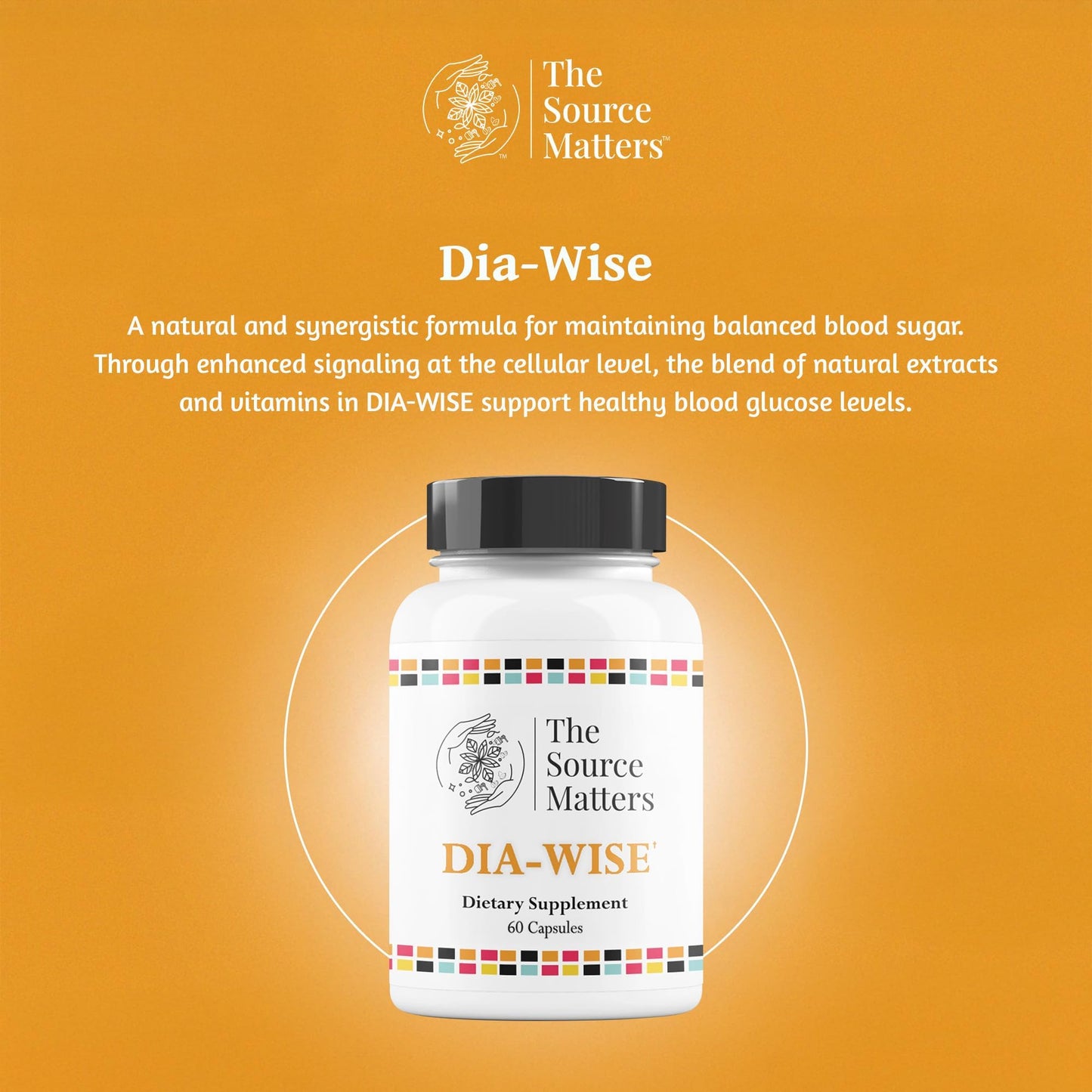 The Source Matters Dia-Wise Metabolic Health Supplement 60 Capsules