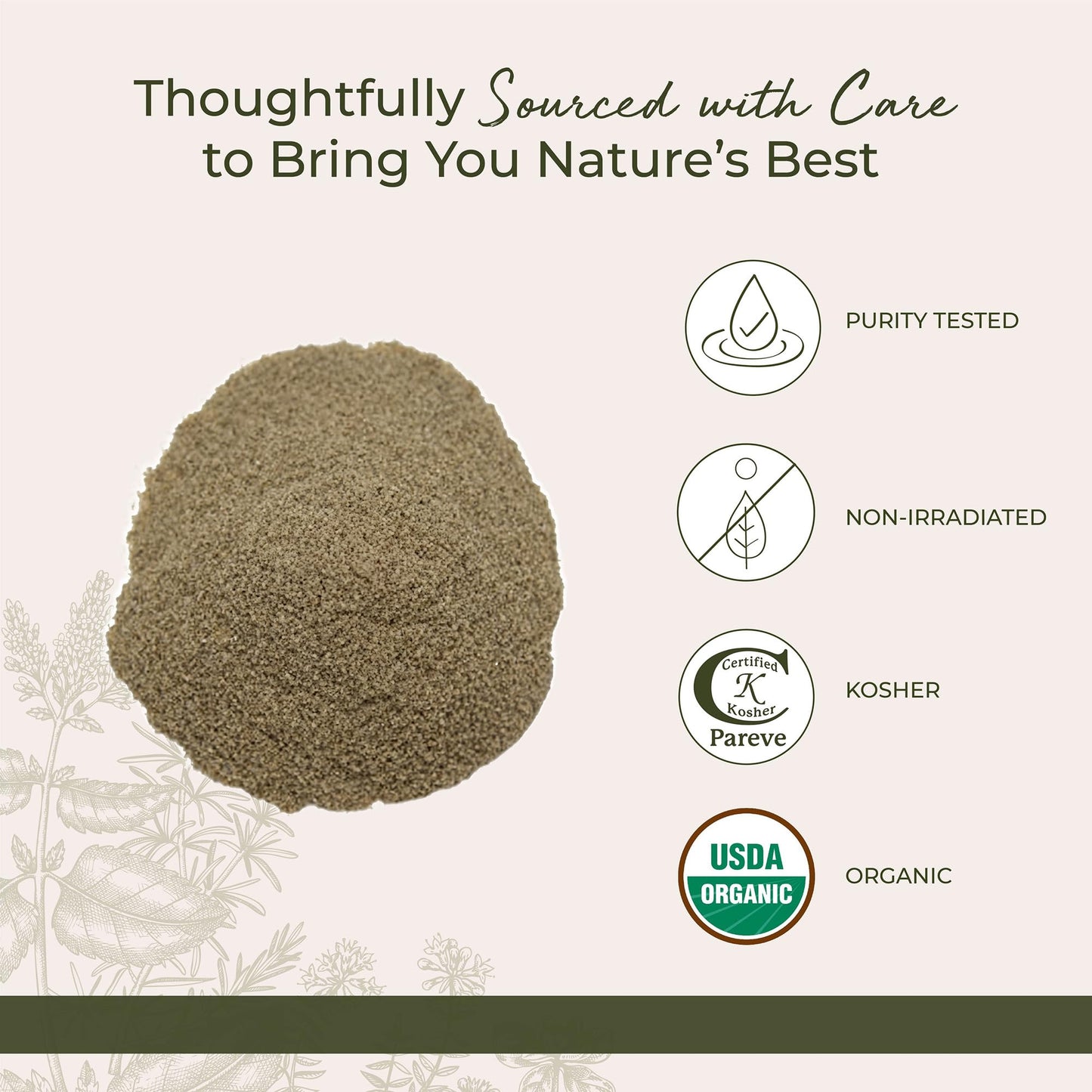 Starwest Botanicals Dried Echinacea Purpurea Root Powder, 4 oz