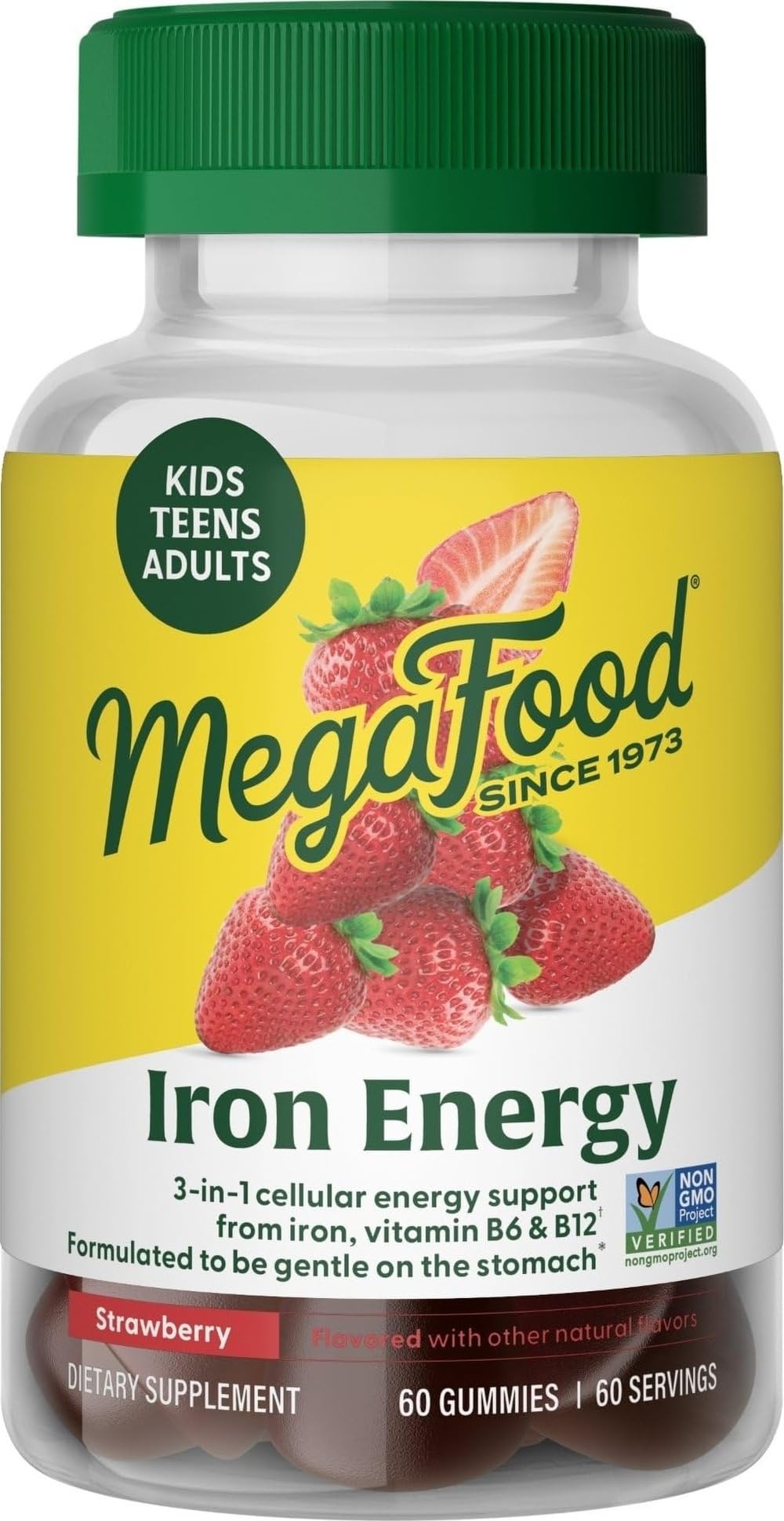 MegaFood Iron Energy Gummy 60 Count