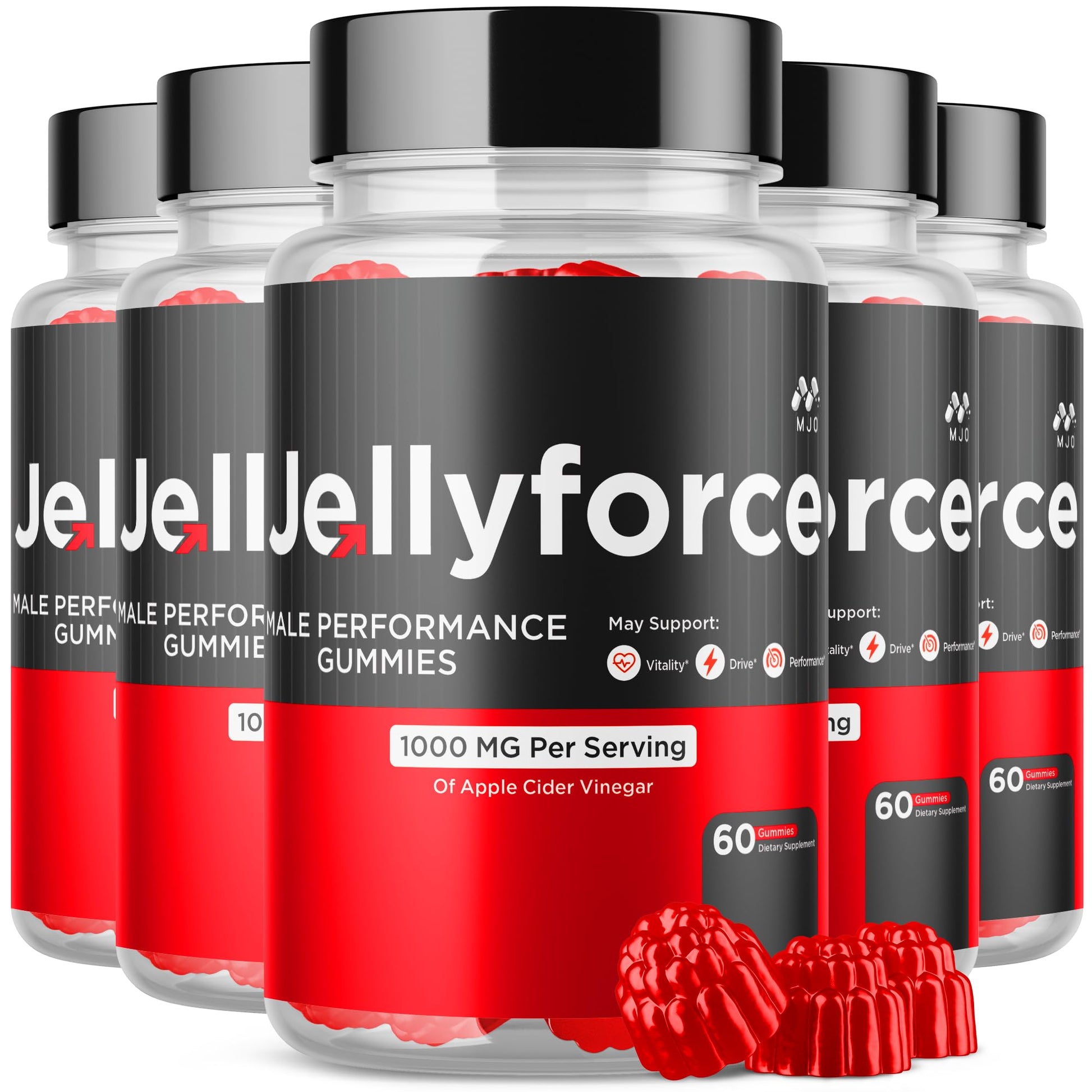 MJO Jellyforce Gummies, 300 Gummies