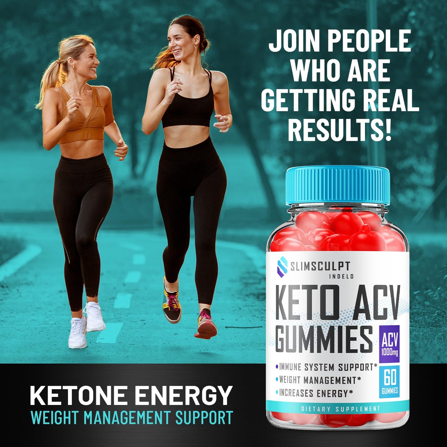 Indelo Slimsculpt Keto ACV Weight Loss Gummies, 300 Gummies
