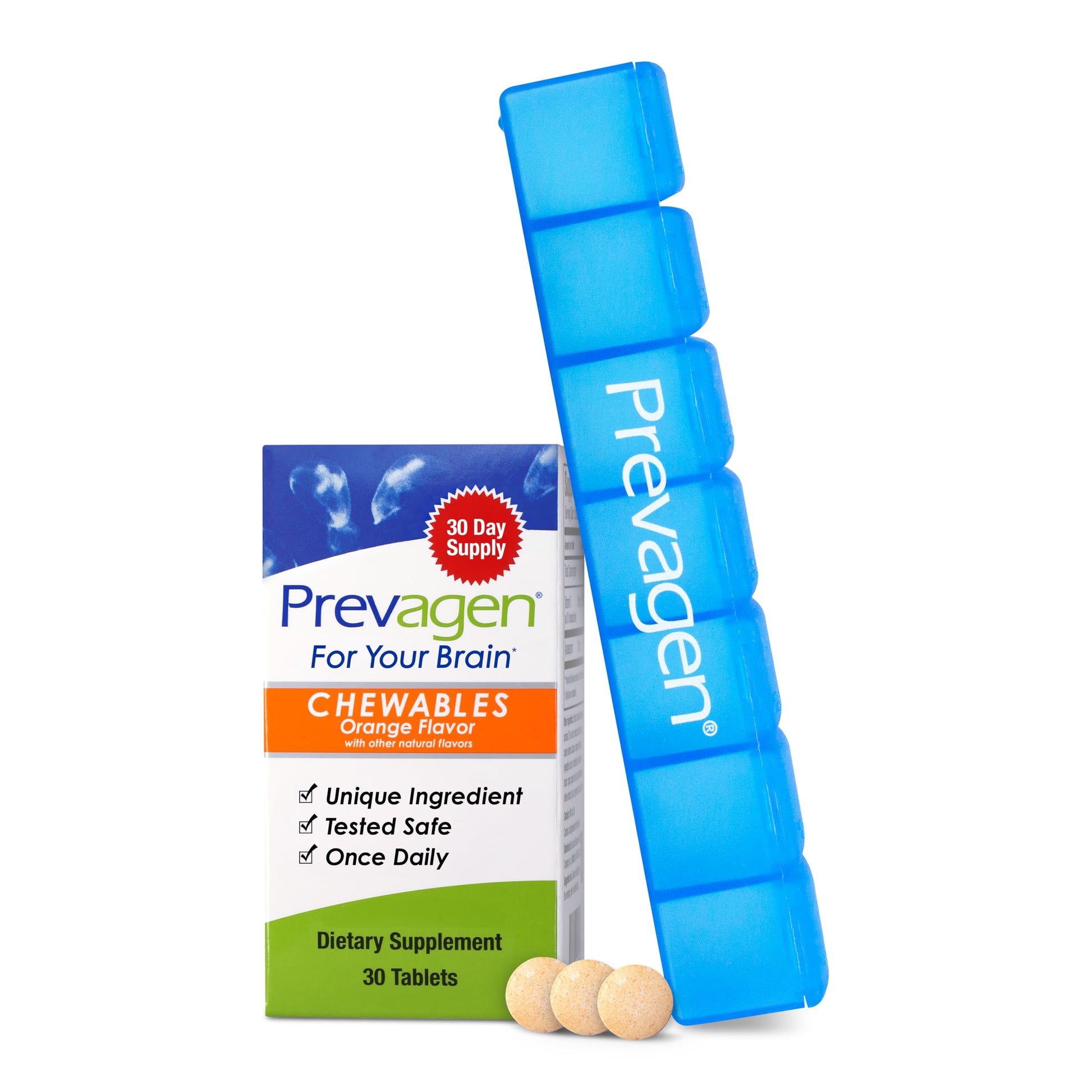 Prevagen Regular Strength Orange Chewables 30 Count