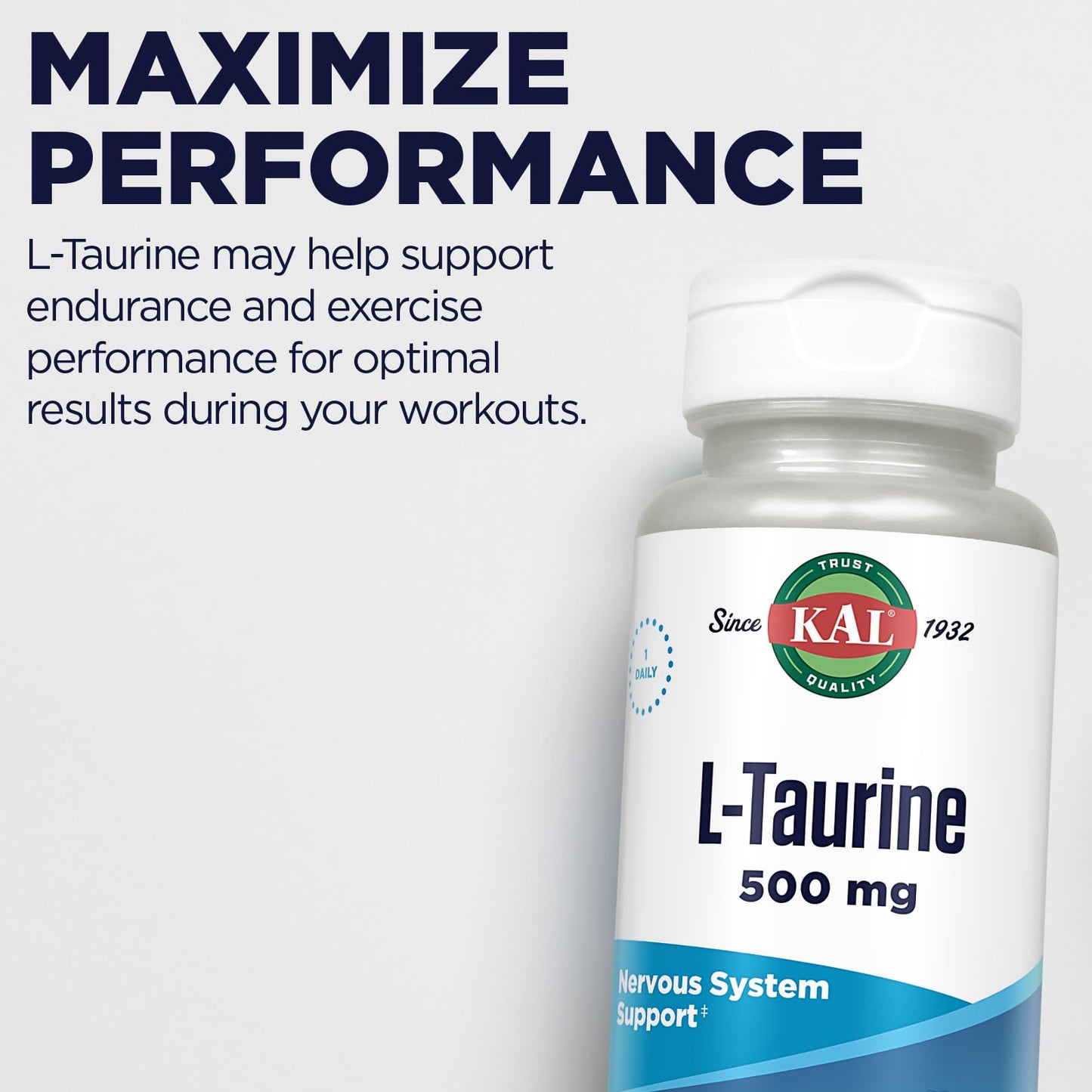 KAL L Taurine 500mg Tablet, 60 Tablets