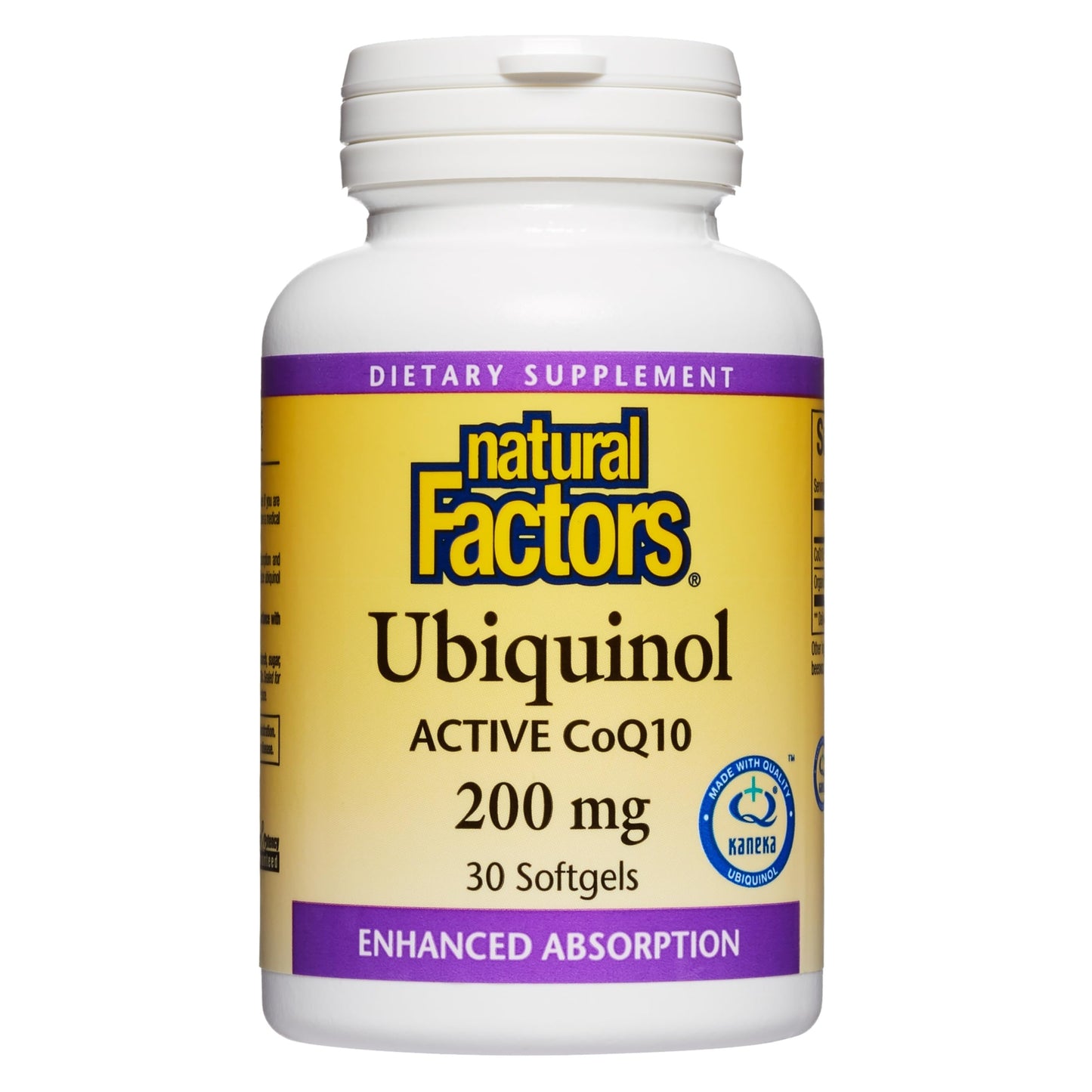 Natural Factors Ubiquinol 200 mg Softgels 30