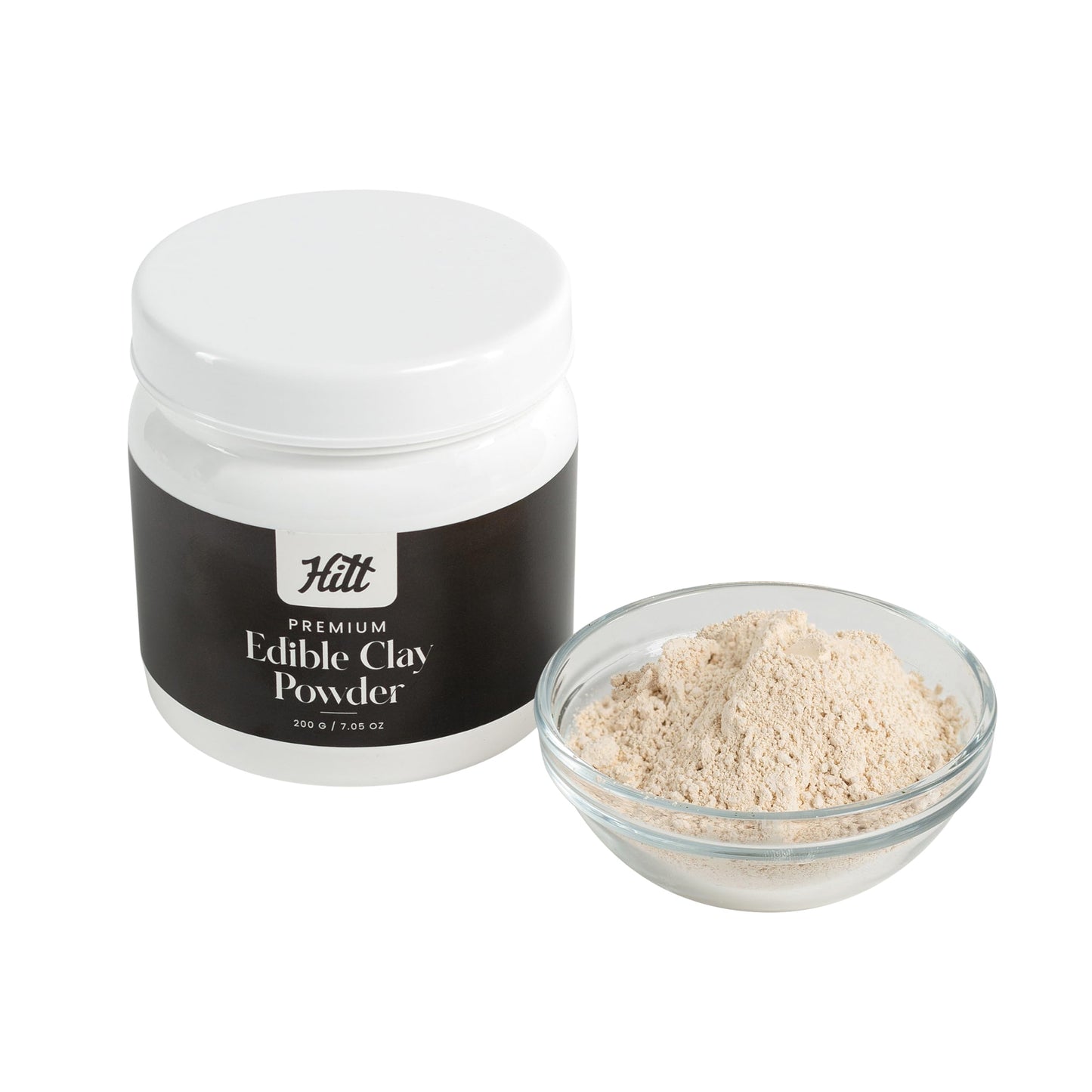 HITT Edible Kaolin Clay Powder, 7 oz