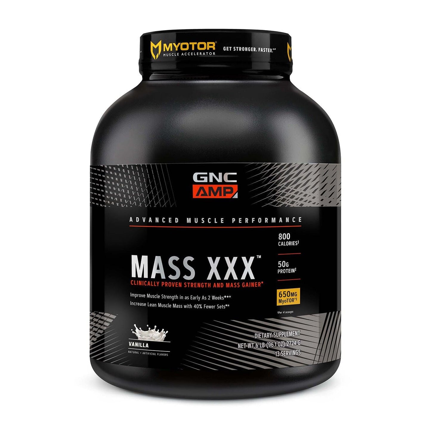 GNC AMP Mass XXX Protein Powder, 6 Pounds