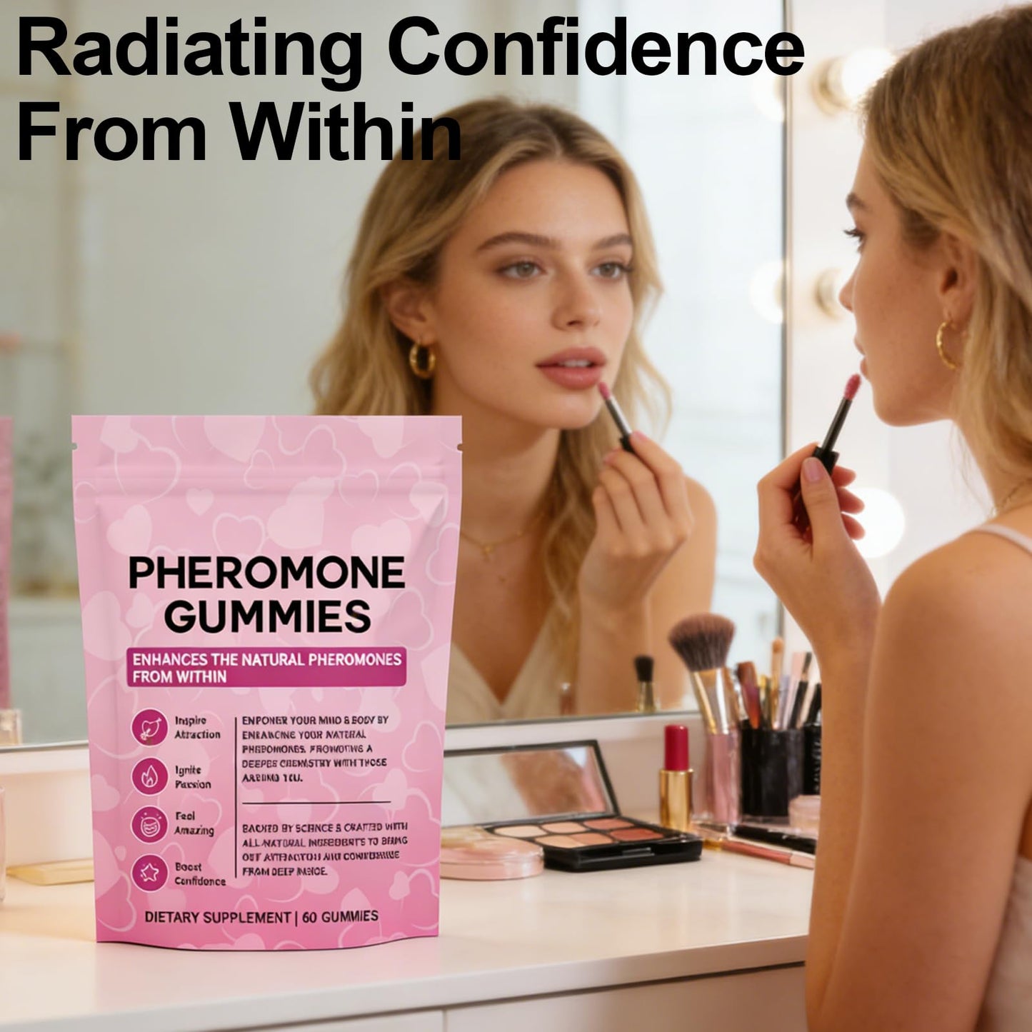 Iyrtss Pheromone Gummies for Women, Feminine Balance Gummies, 60 Gummies
