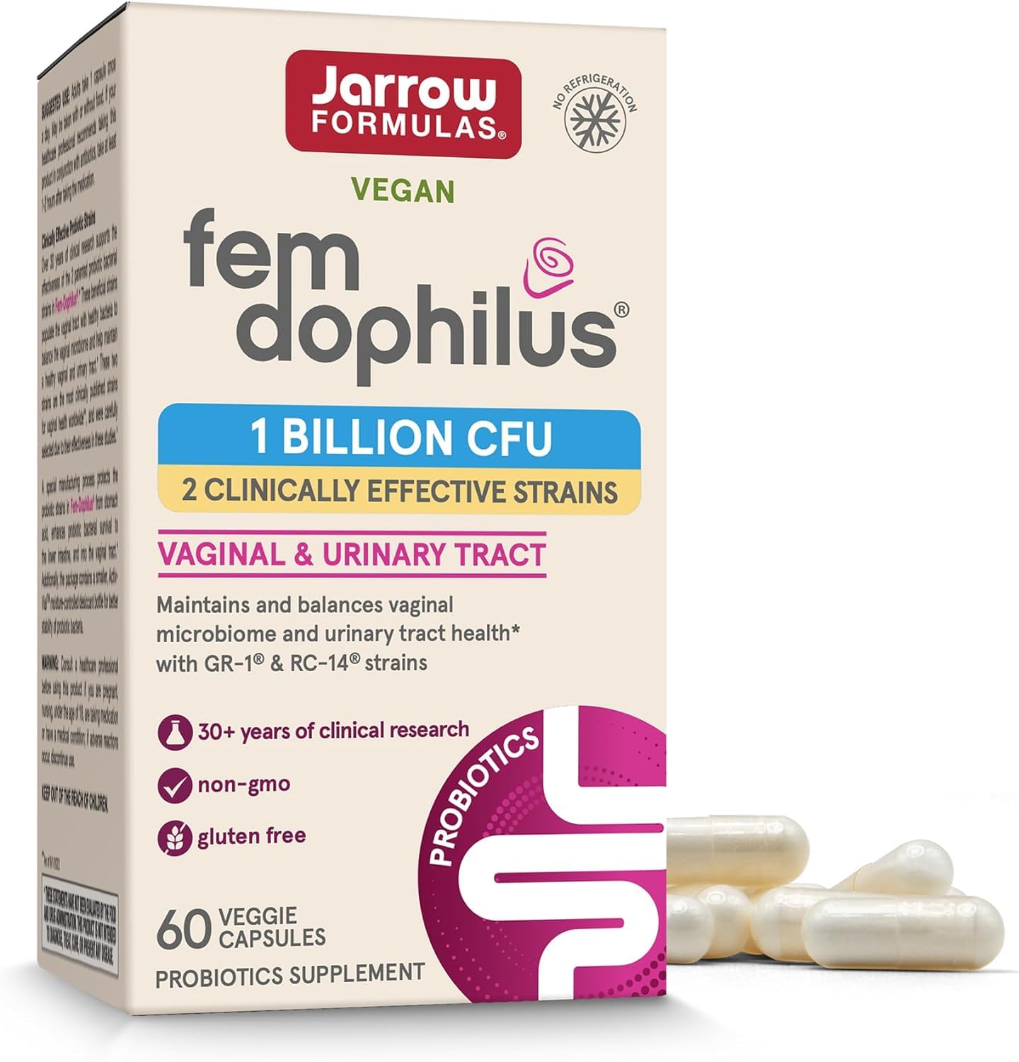 Jarrow Formulas Fem-Dophilus Capsule 60 Veggie Capsules