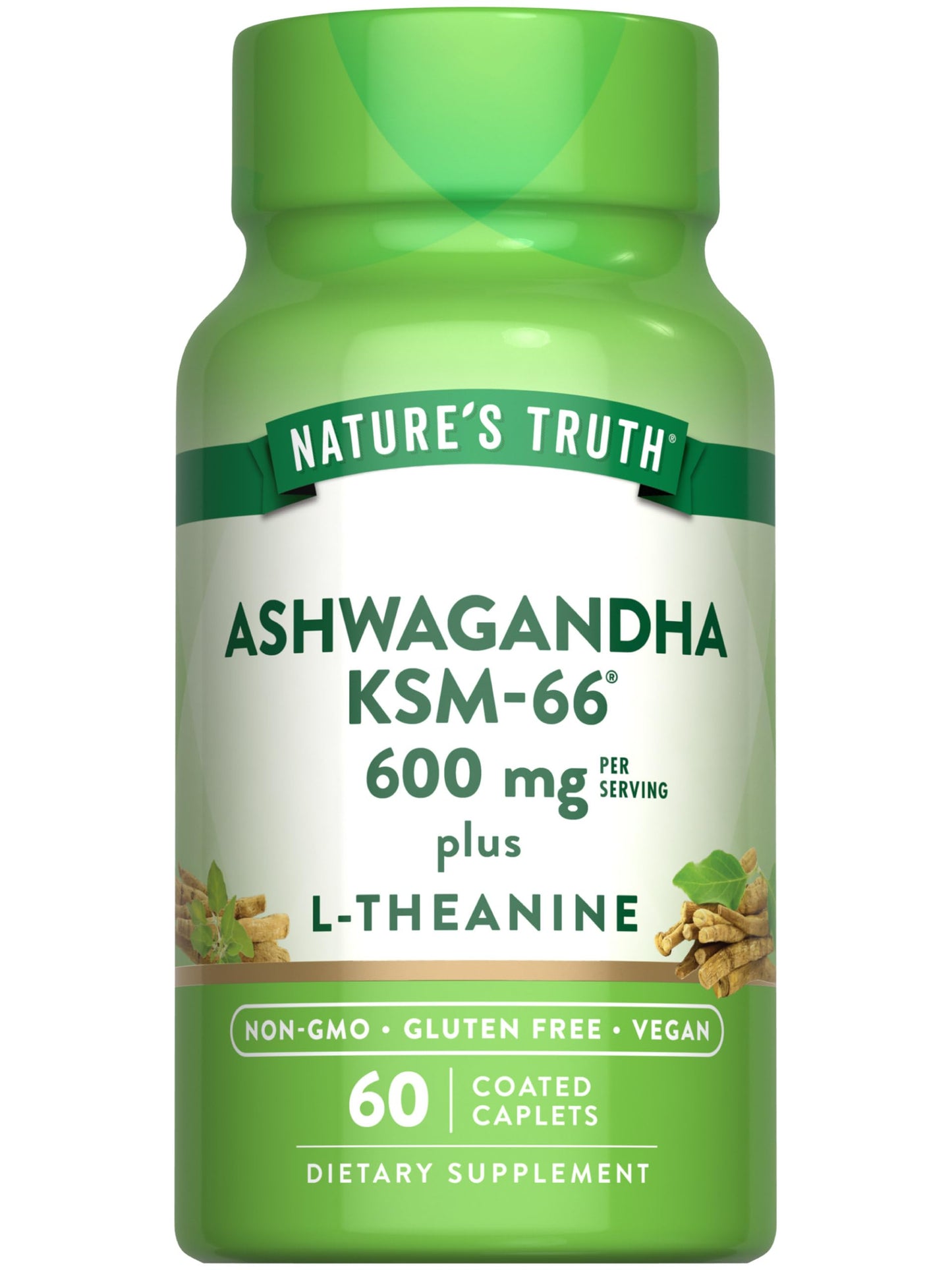 Nature's Truth KSM-66 Ashwagandha 60 Caplets