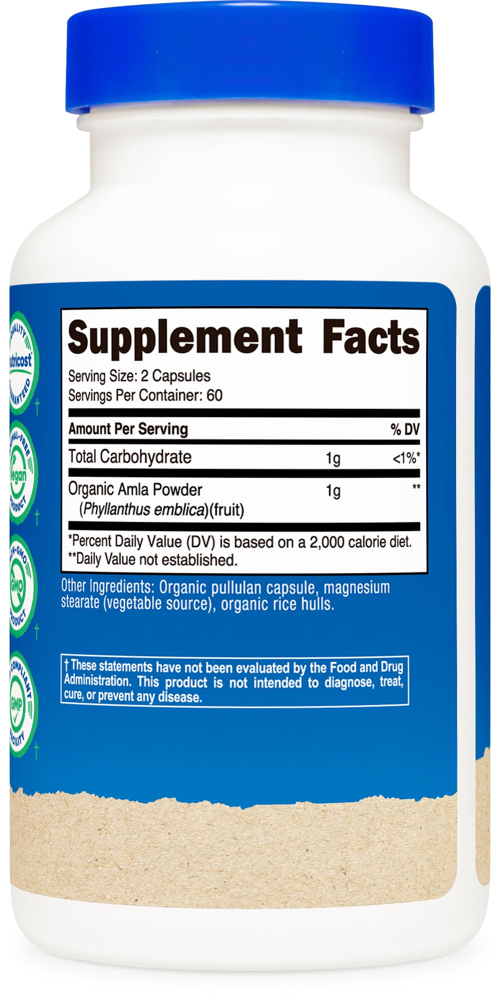 Nutricost Amla 1000mg Capsules, 120 Count