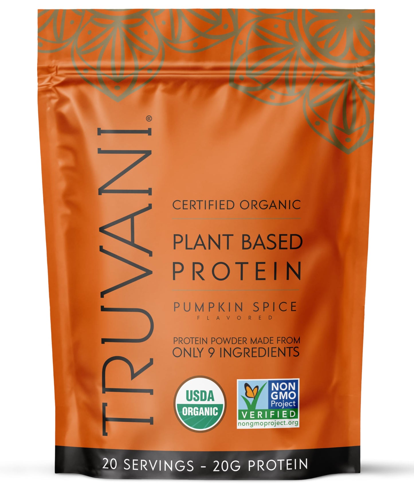 Truvani Vegan Pea Protein Powder, 20 Servings