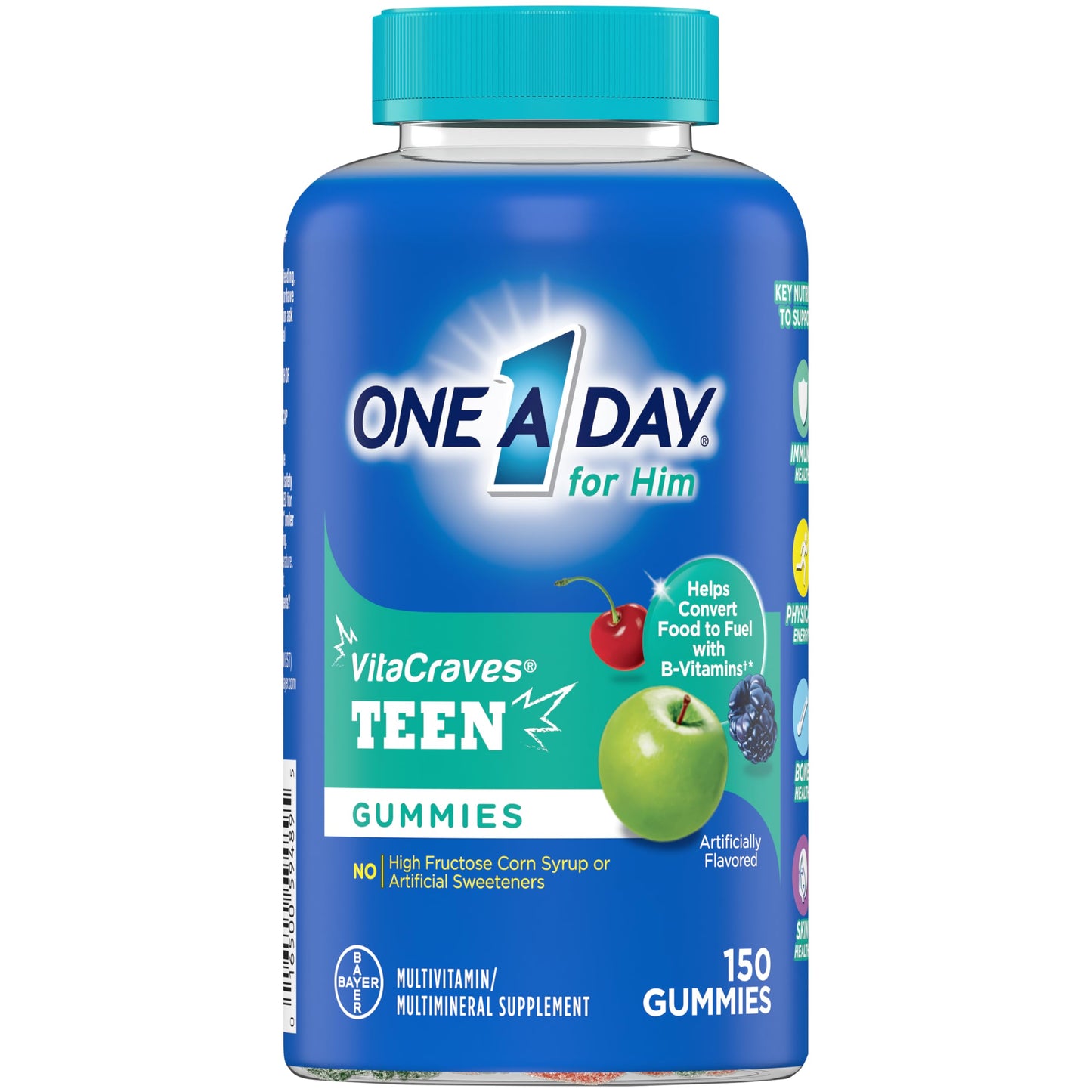 ONE A DAY Teen Boy Gummy Multivitamins 150 Count