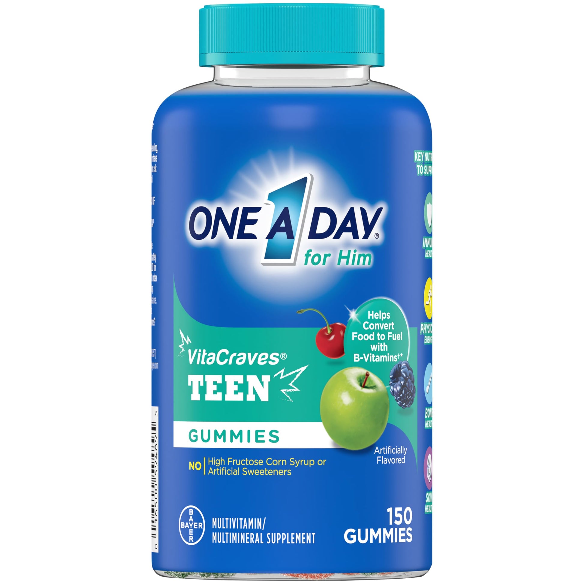 ONE A DAY Teen Boy Gummy Multivitamins 150 Count