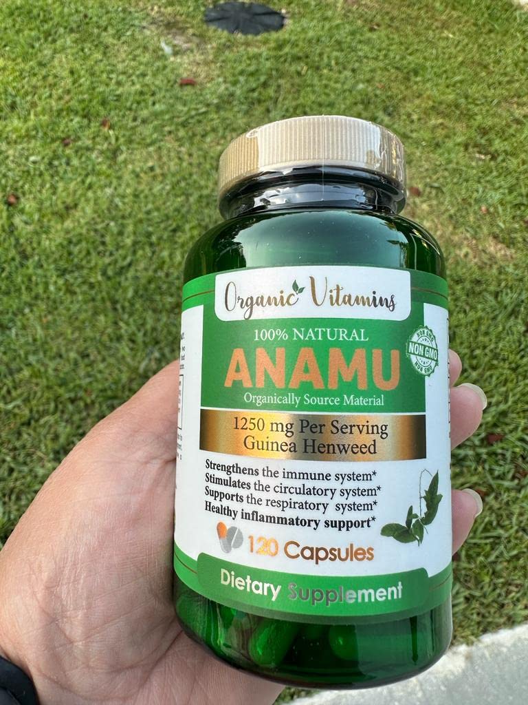 All Nue Anamu 1250mg Capsules, 240 Count