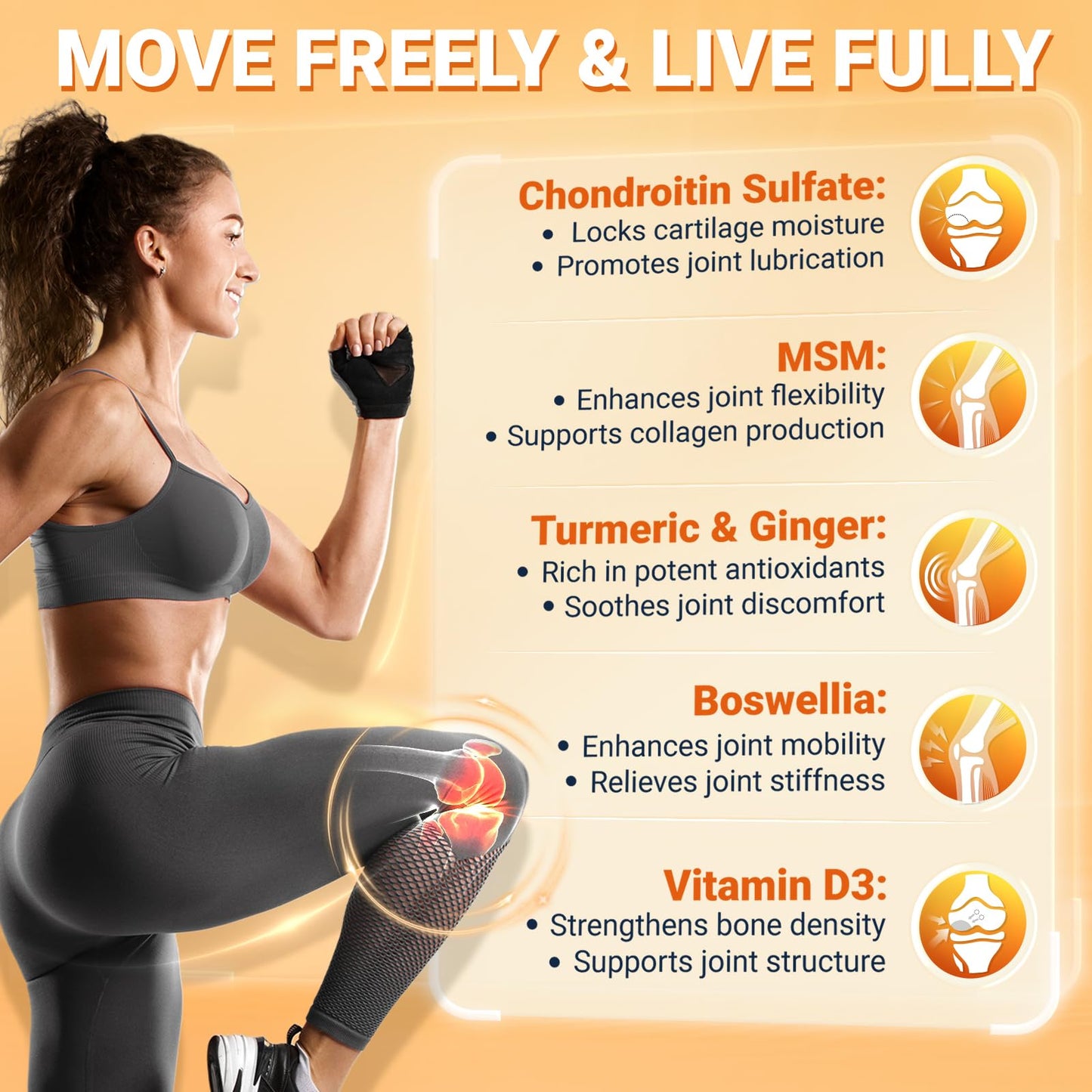 DRFOSTER Multi Collagen Peptides Powder for Women with MSM + CS & D3 - Type I, II, III, V, X Hydrolyzed Collagen with Vitamin C & Hyaluronic Acid for Skin, Hair, Nails & Joints, Non-GMO, 12.35 Ounce