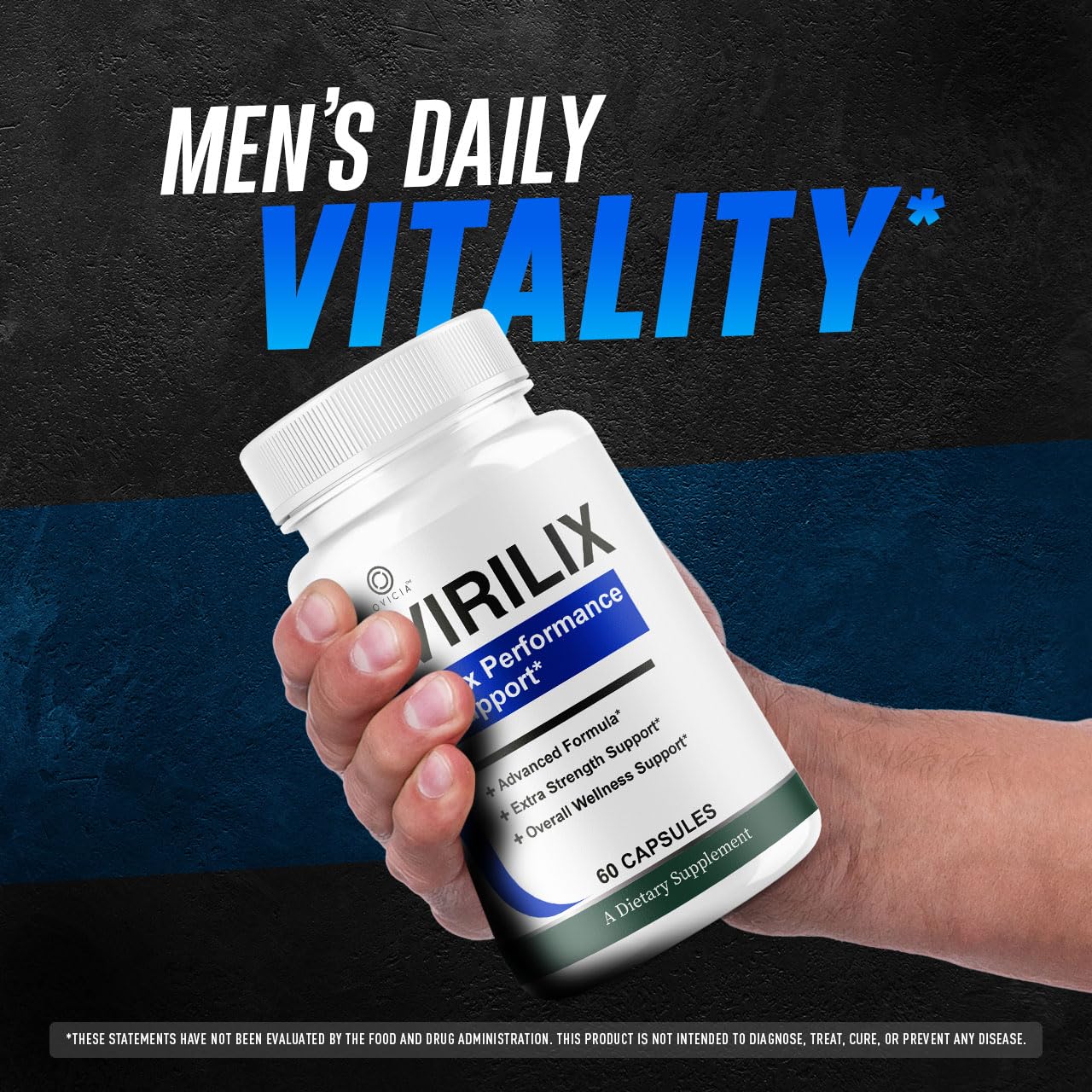 OVICIA Virilix Advanced Support Formula Capsules, 60 Count