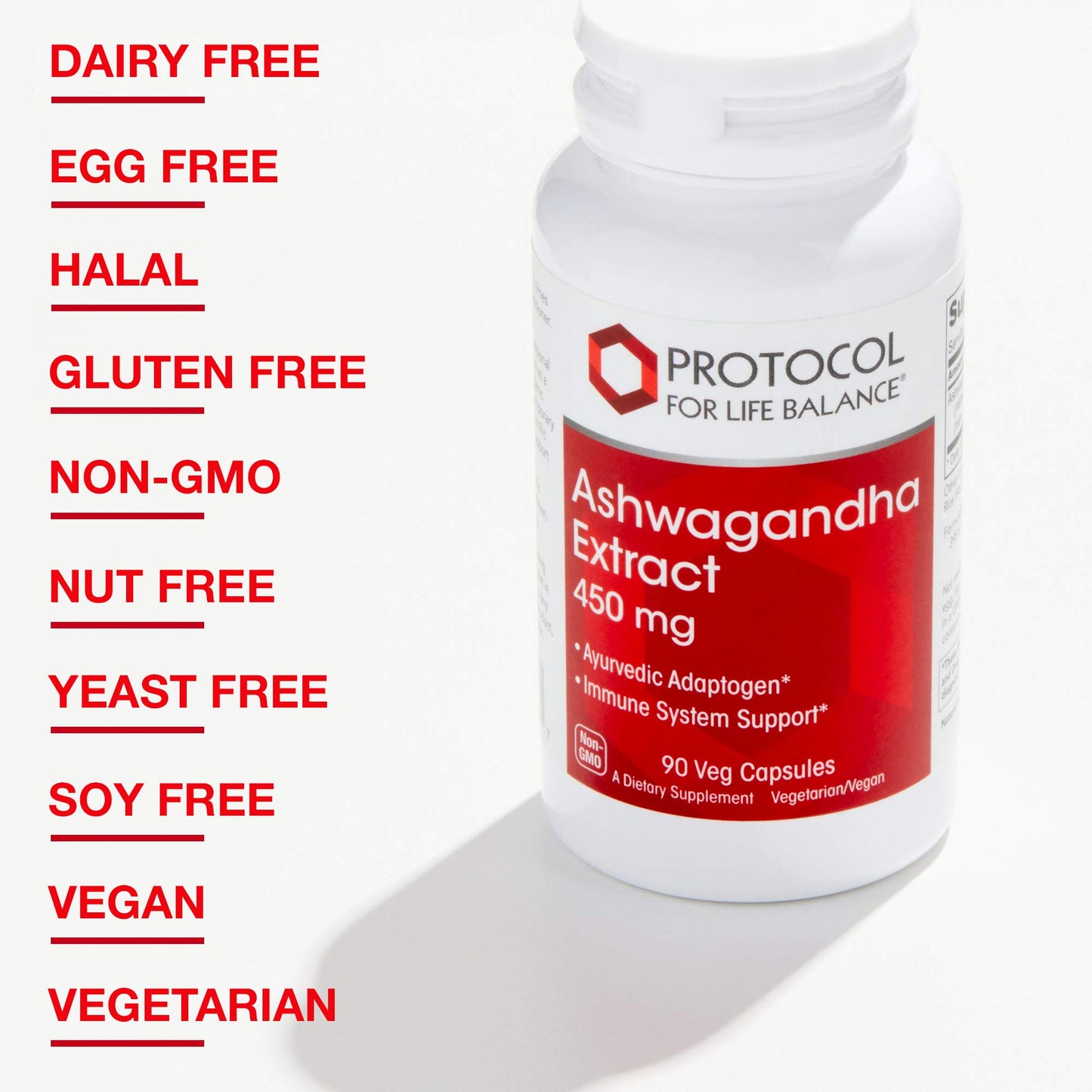 PROTOCOL FOR LIFE BALANCE Ashwagandha Extract 450MG Capsules 90 Count