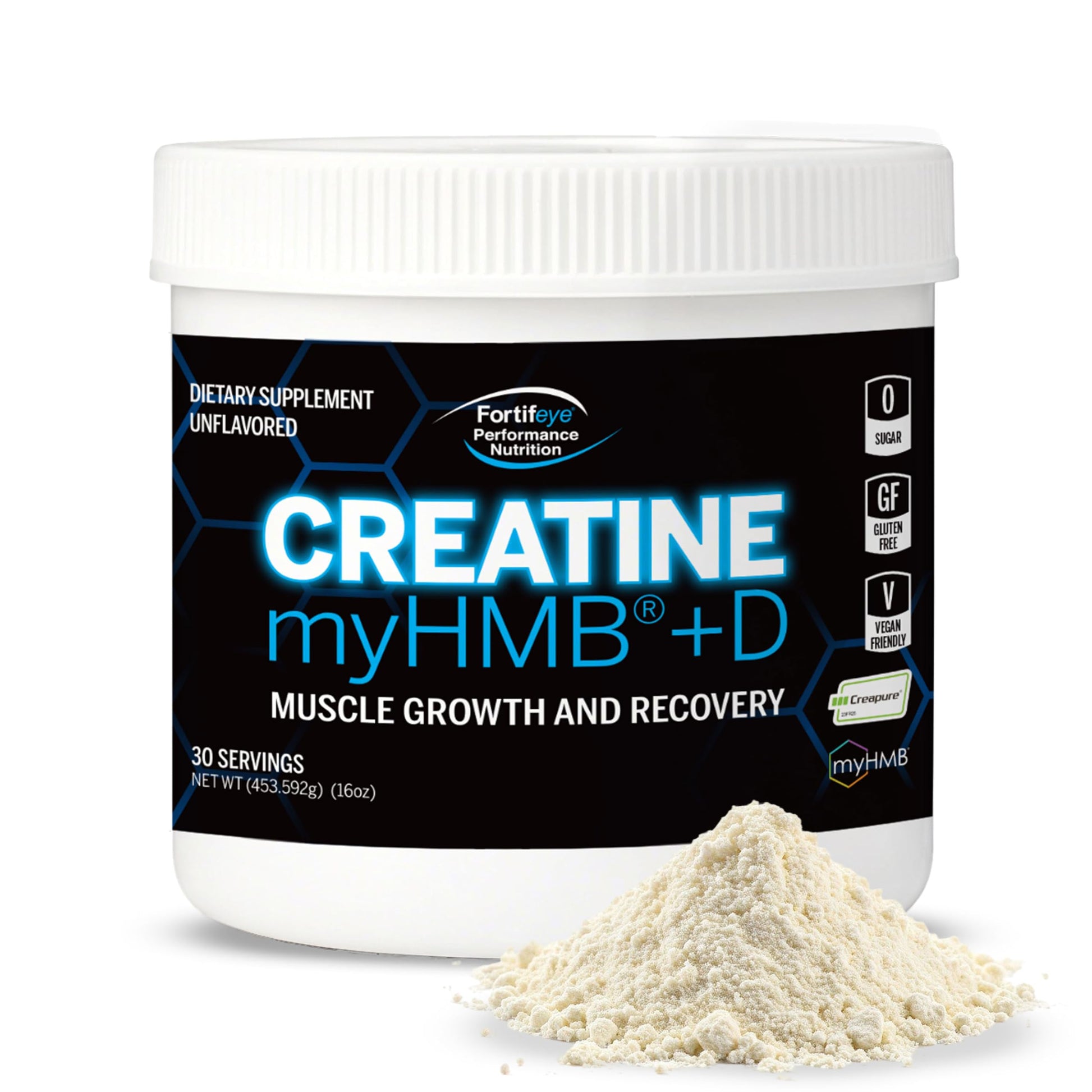 Fortifeye Vitamins Creatine Monohydrate Powder 8.47 Ounce