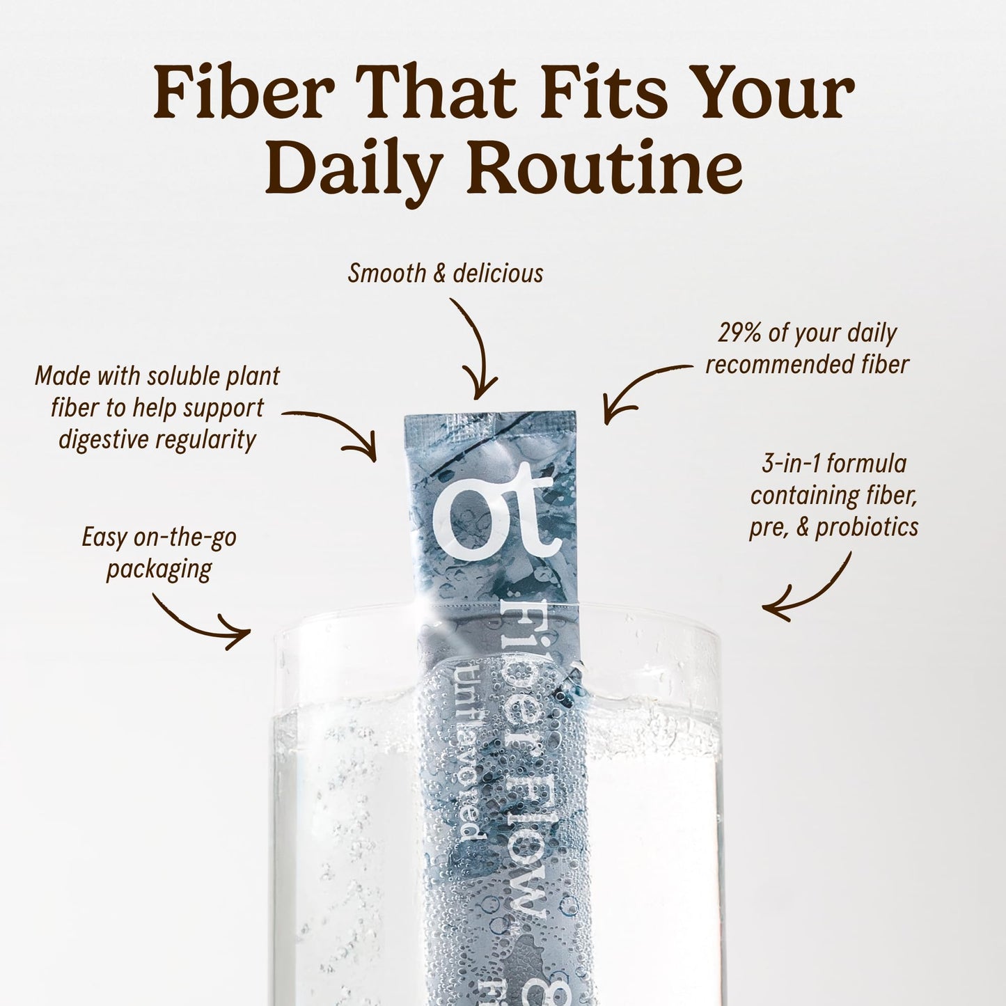 Organic Traditions Fiber Flow Powder 3.8 oz