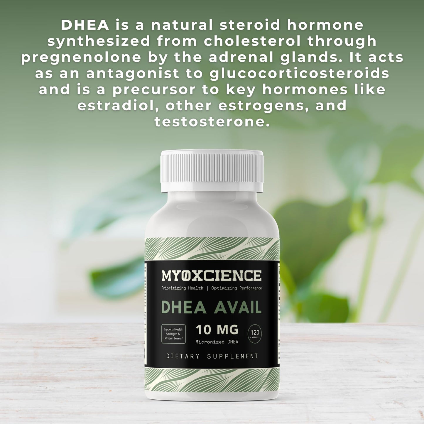 MYOXCIENCE DHEA Avail Absorption Enhanced DHEA Capsules 120