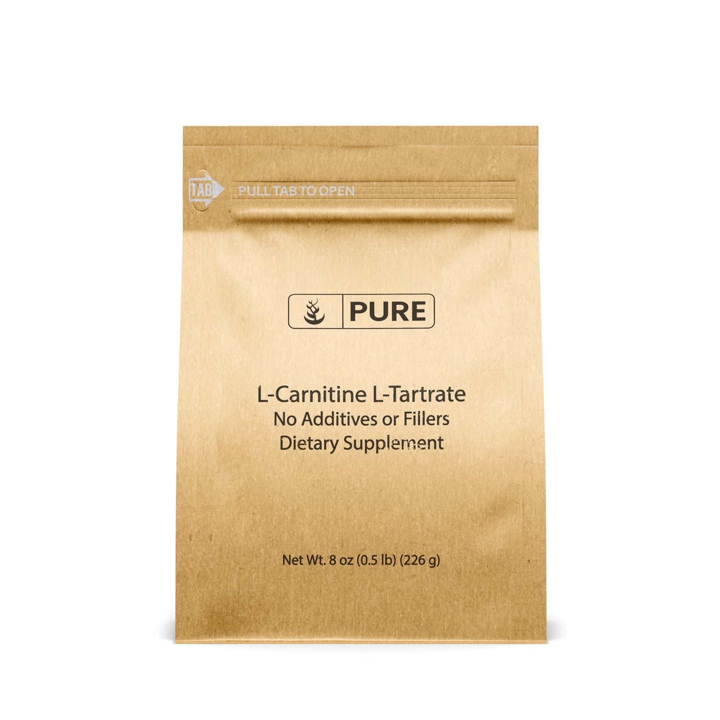 Pure Original Ingredients L-Carnitine L-Tartrate Powder, 8 oz