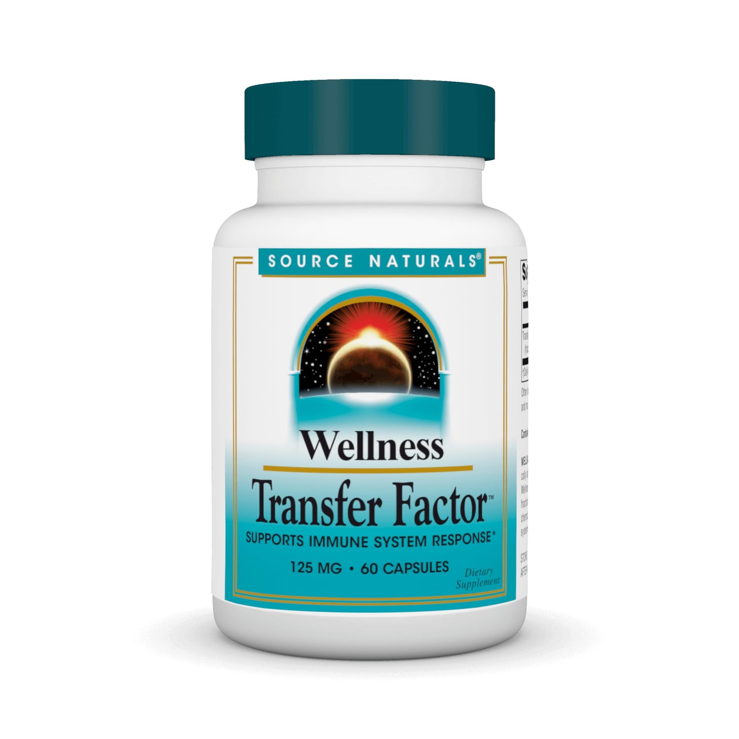 Source Naturals Wellness Transfer Factor 125mg Capsules, 60 Count