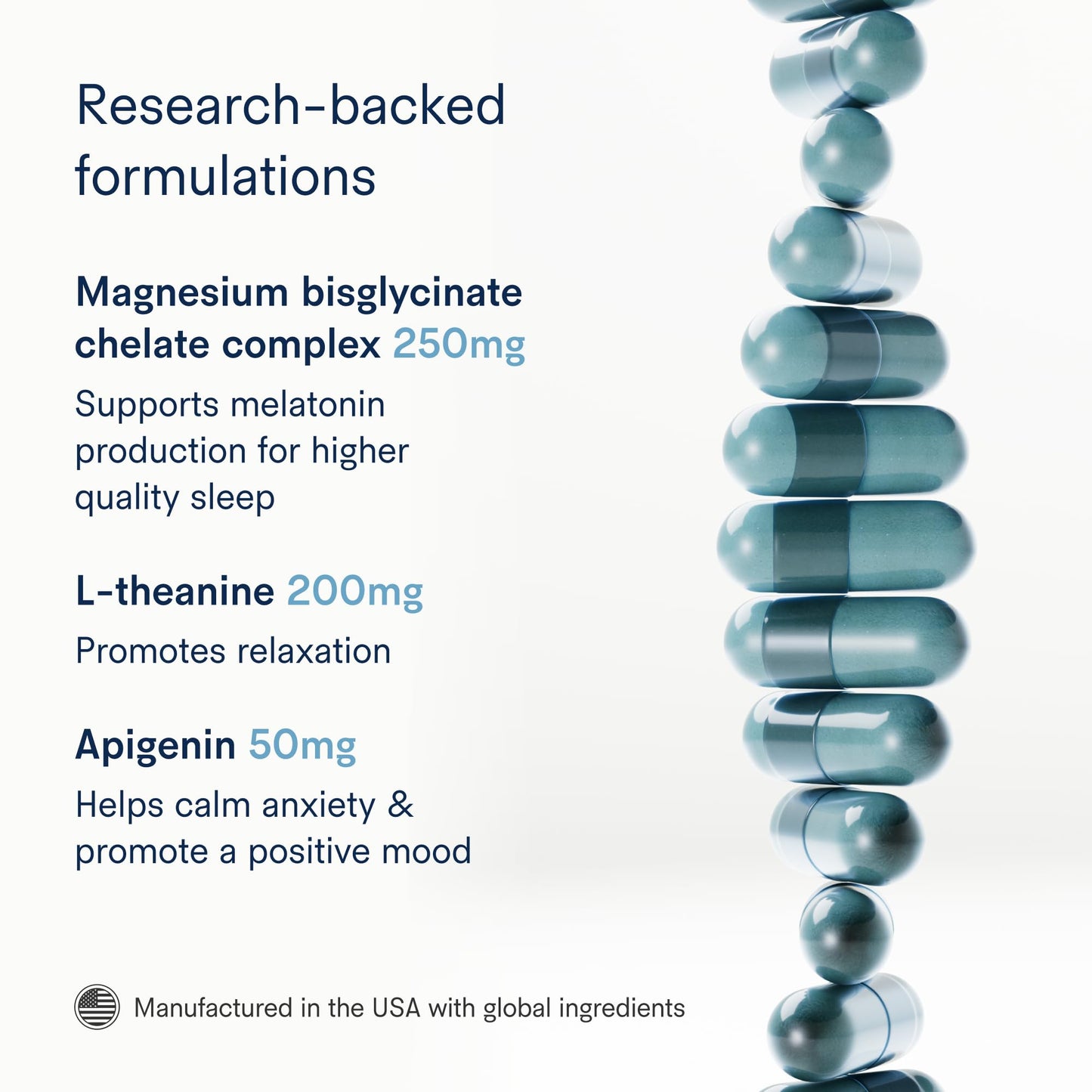 Tally Health Restore Better Sleep Supplement Capsule, 90 Capsules