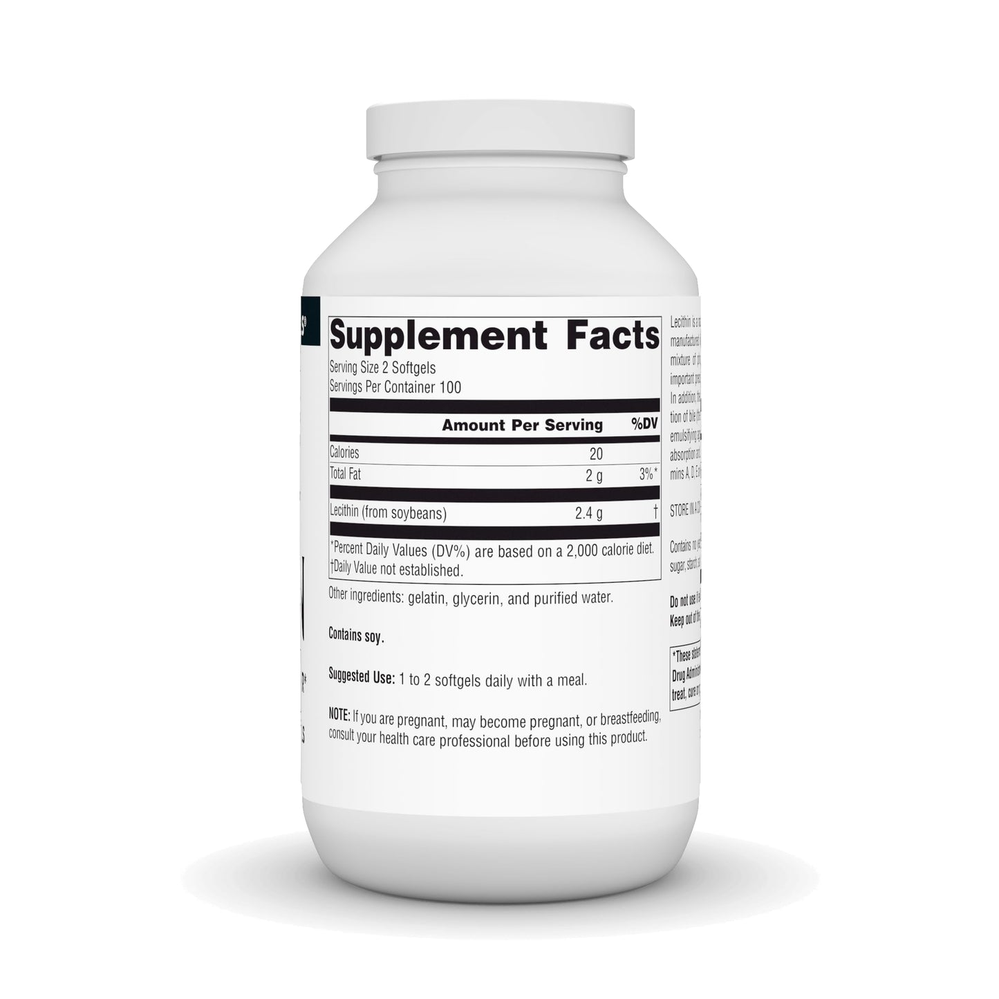 Source Naturals Lecithin 1200 mg Softgels 200