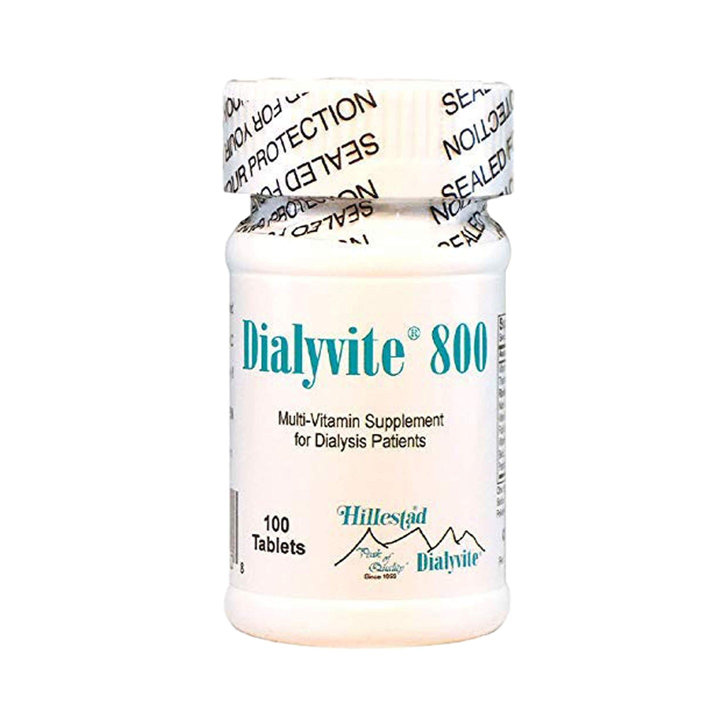Dialyvite 800 Multi-Vitamin Supplement for Dialysis Patients, 100 Tablets