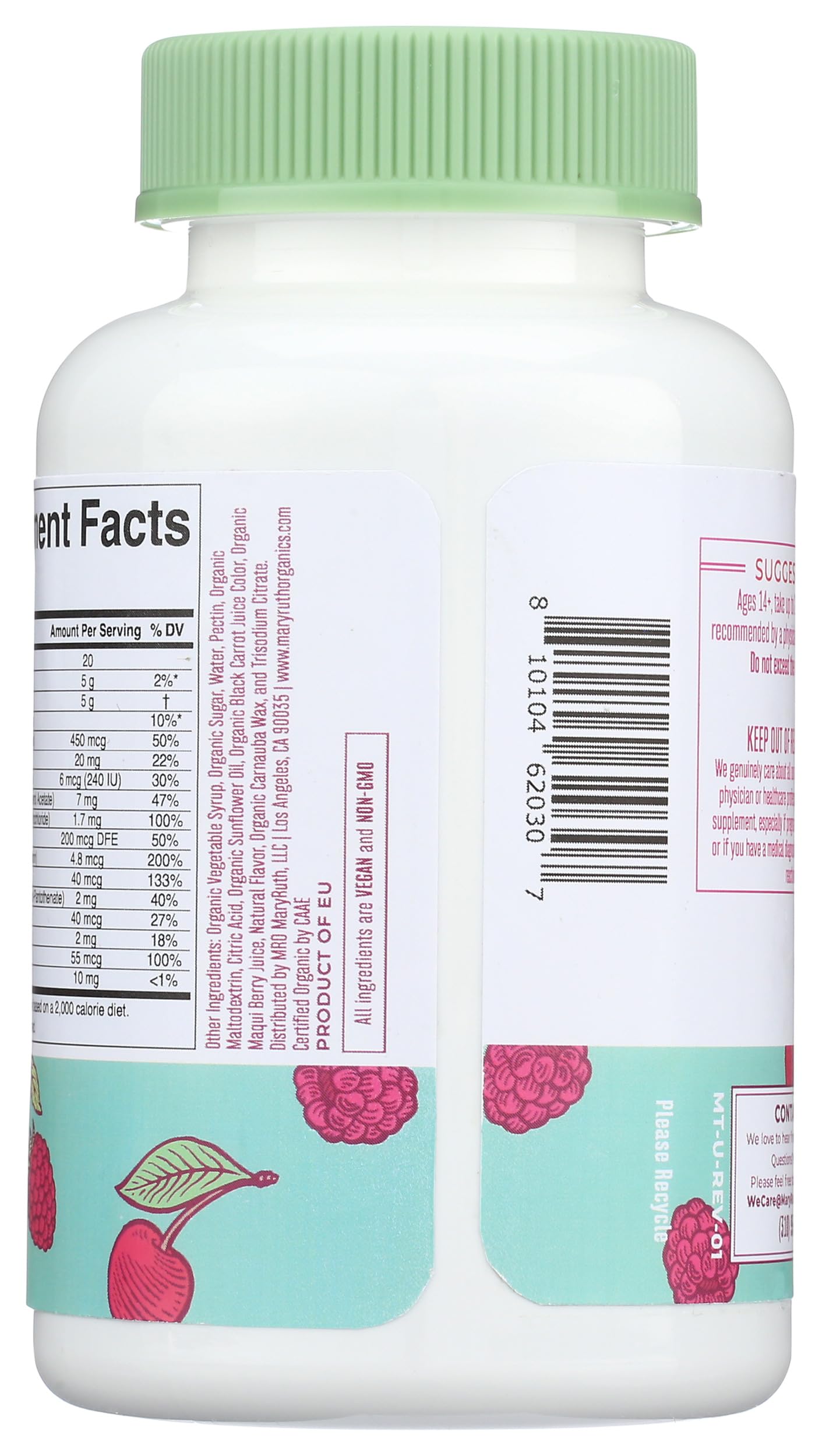 MARYRUTH'S Multivitamin Gummies for Women Ages 14+ 60 Count